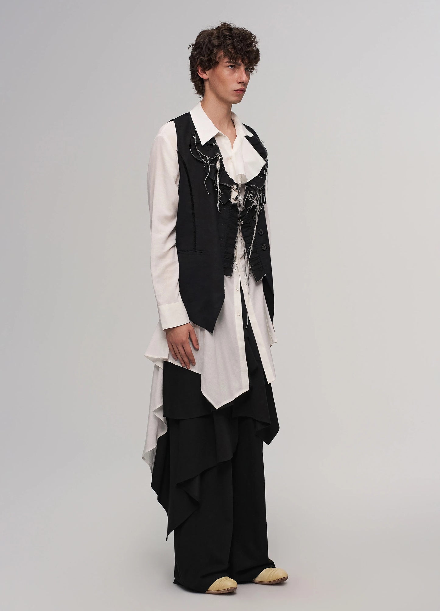 Fringe Collar Vest