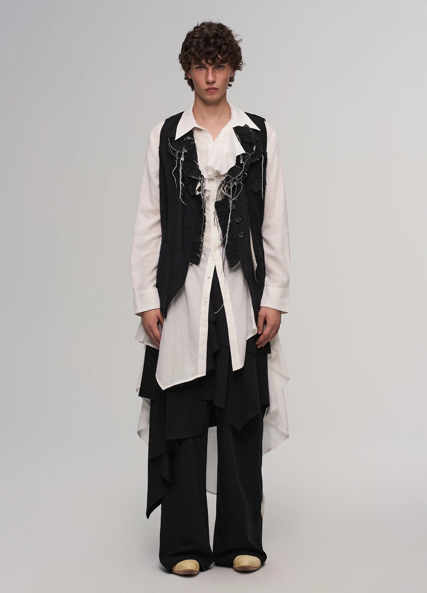 Fringe Collar Vest