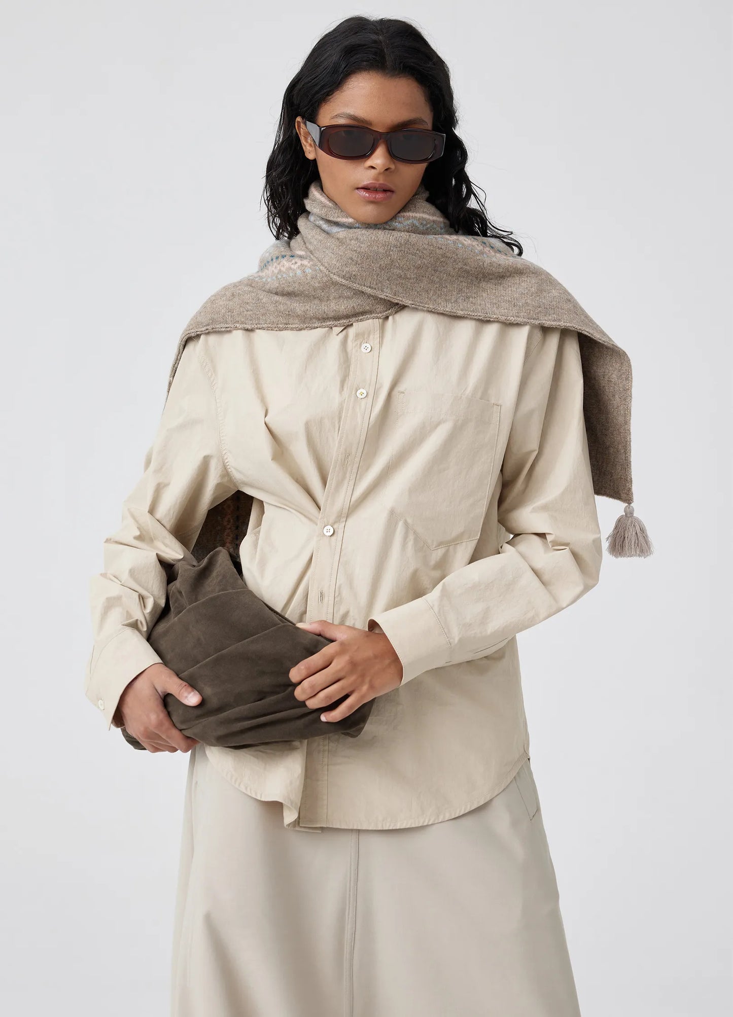 Graphic Knit Scarf