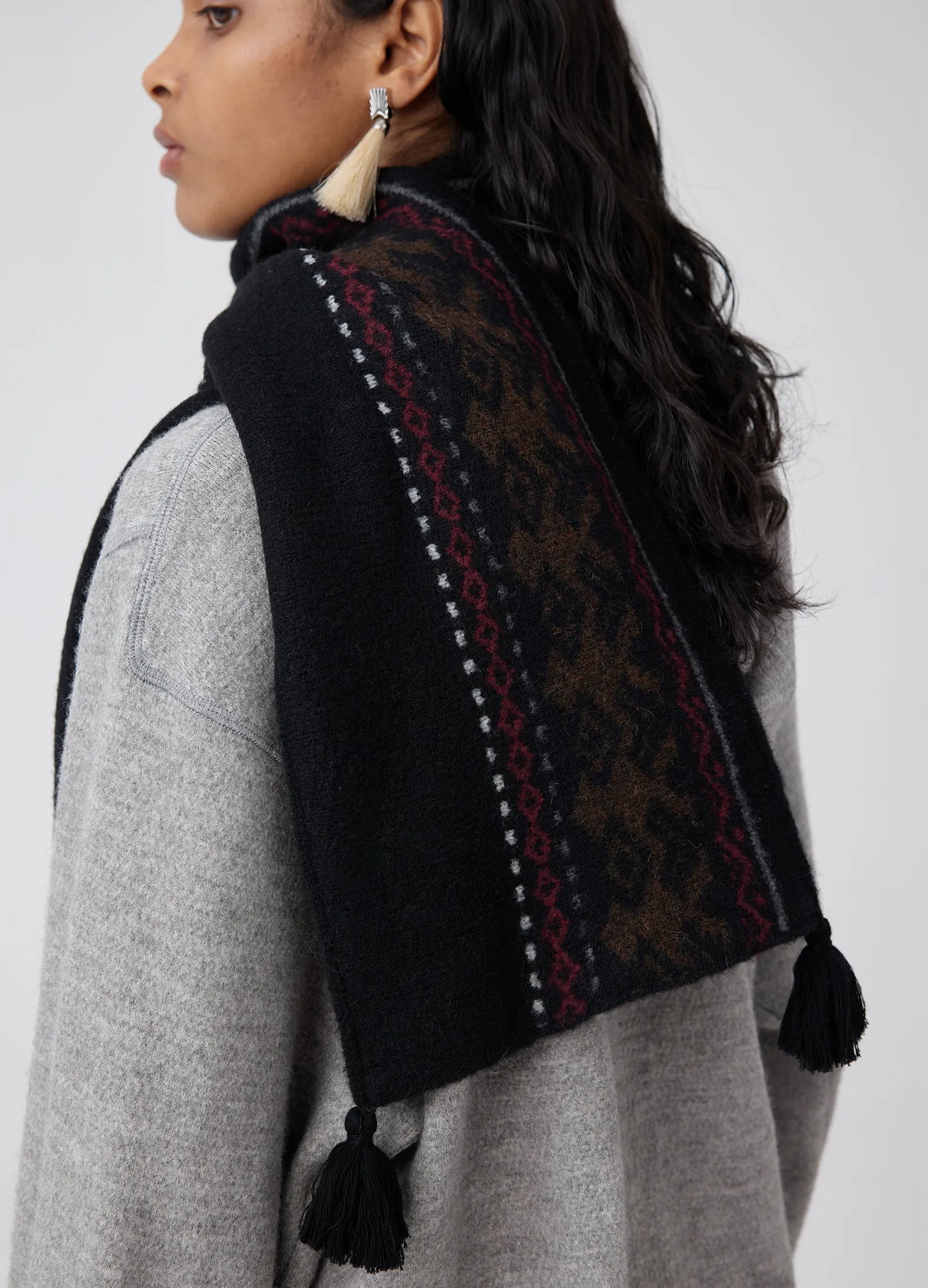 Graphic Knit Scarf
