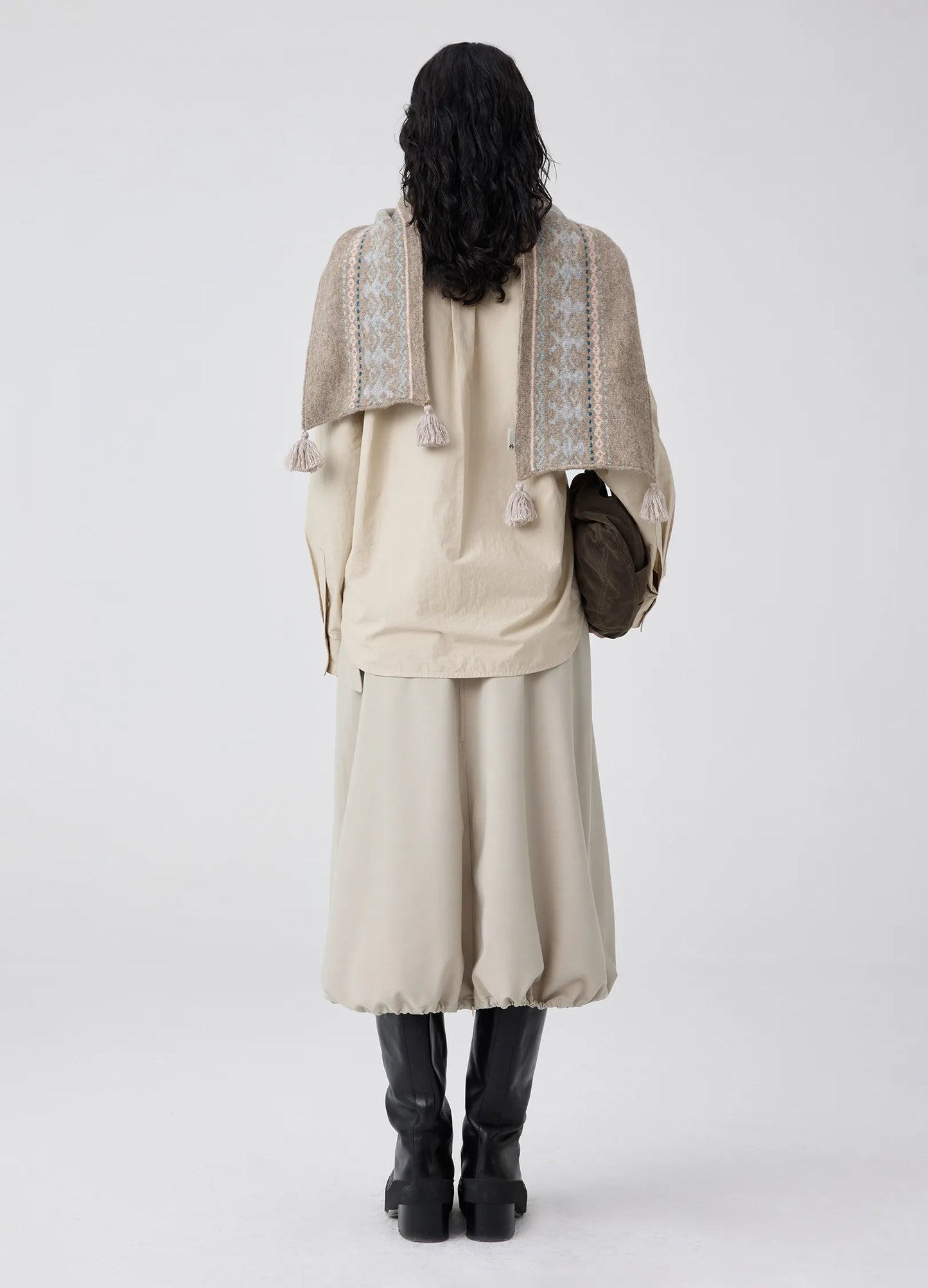 Graphic Knit Scarf