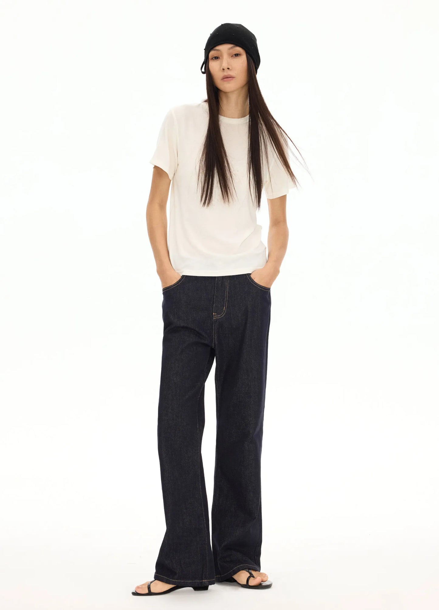 Hand-Studded Merino Wool Beanie