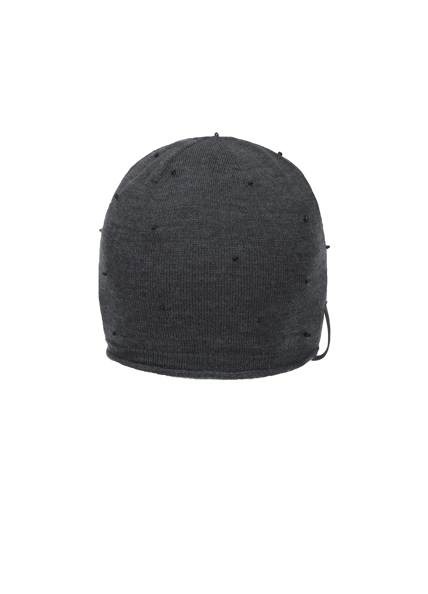 Hand-Studded Merino Wool Beanie