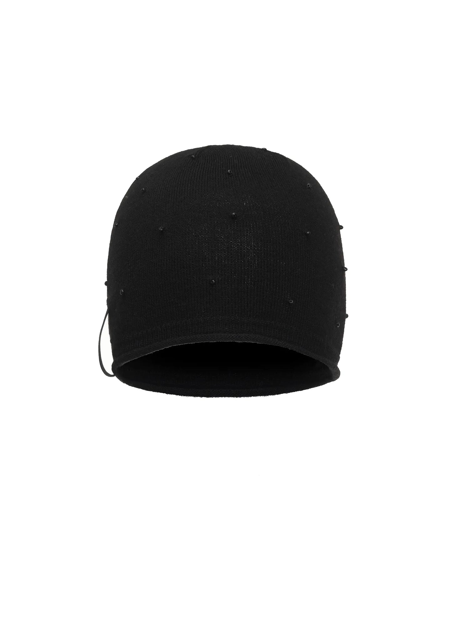 Hand-Studded Merino Wool Beanie