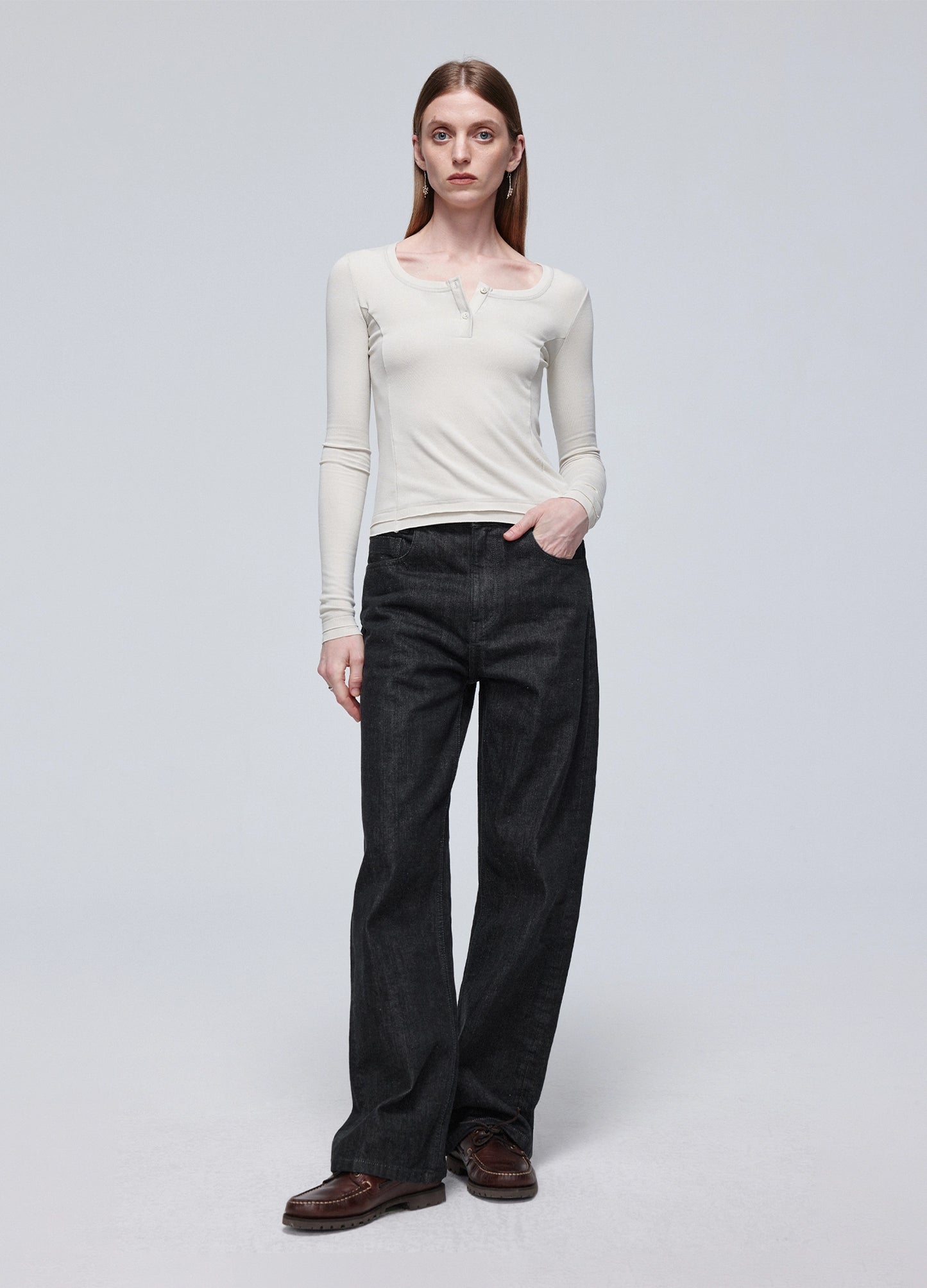 Henley Shirt Womens
