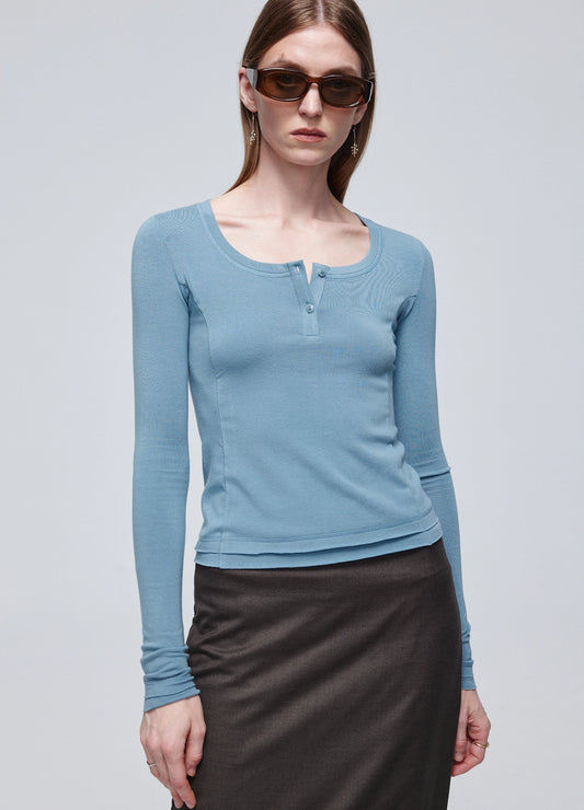 Henley Shirt Womens