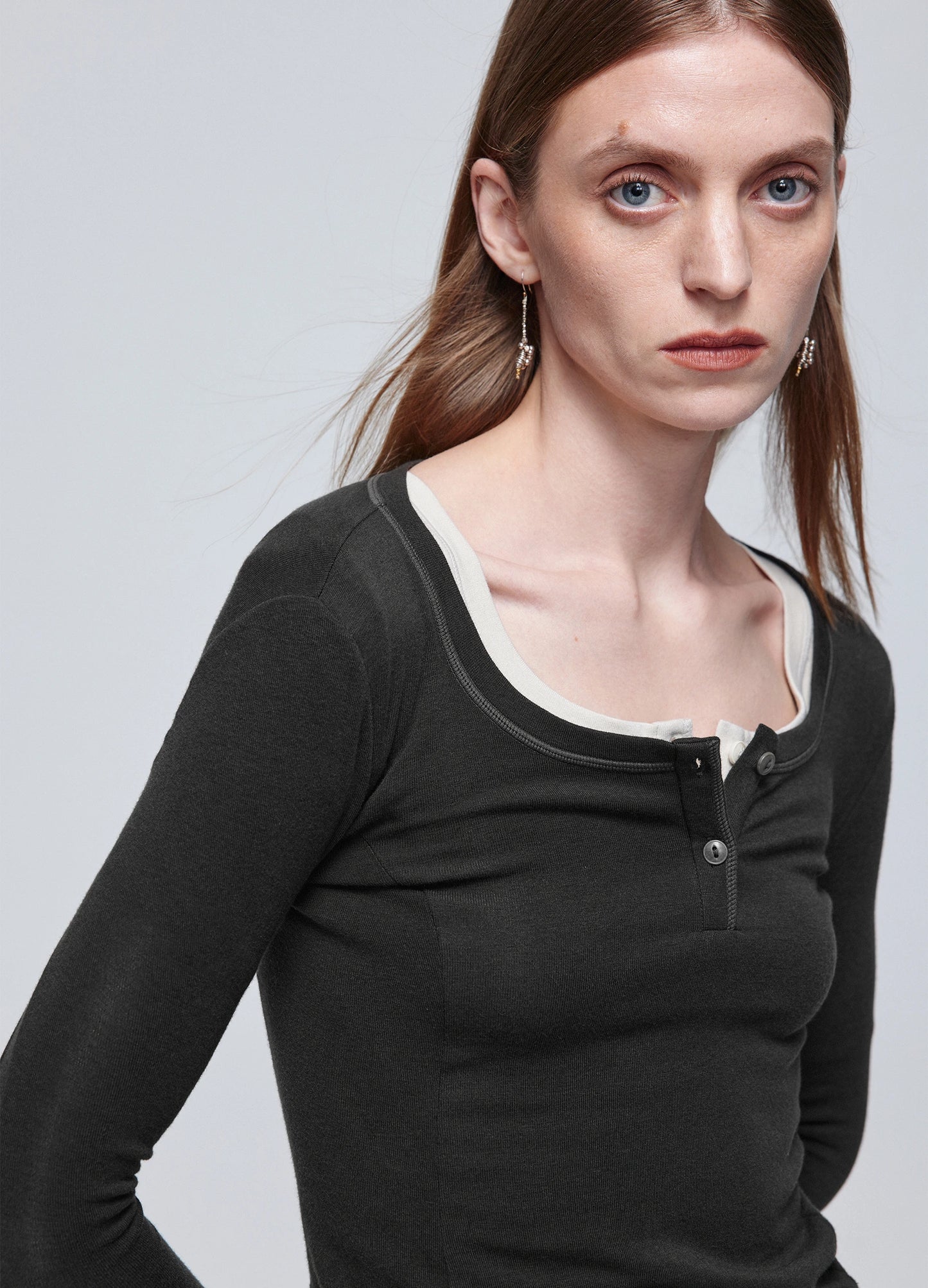 Henley Shirt Womens