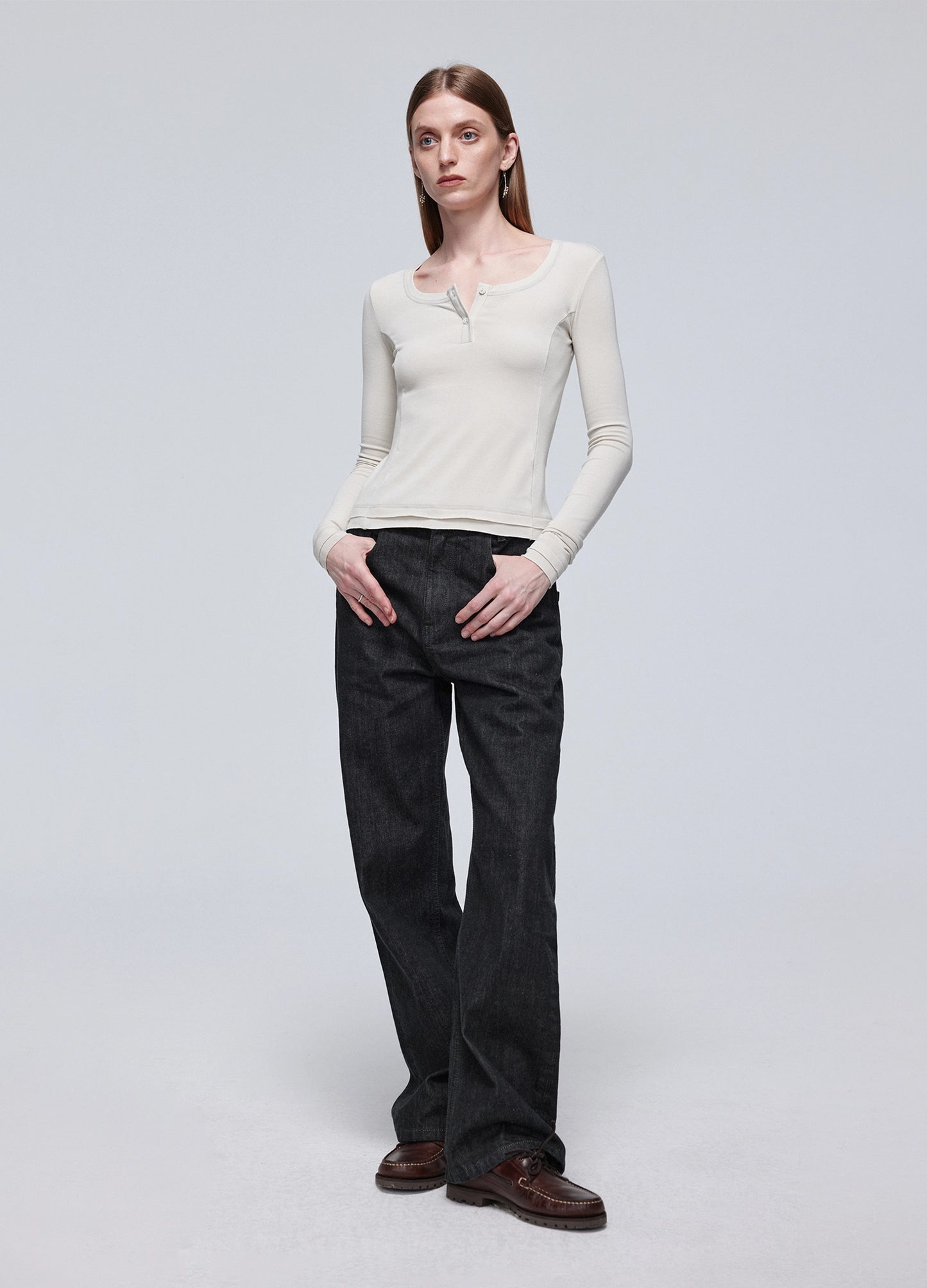 Henley Shirt Womens