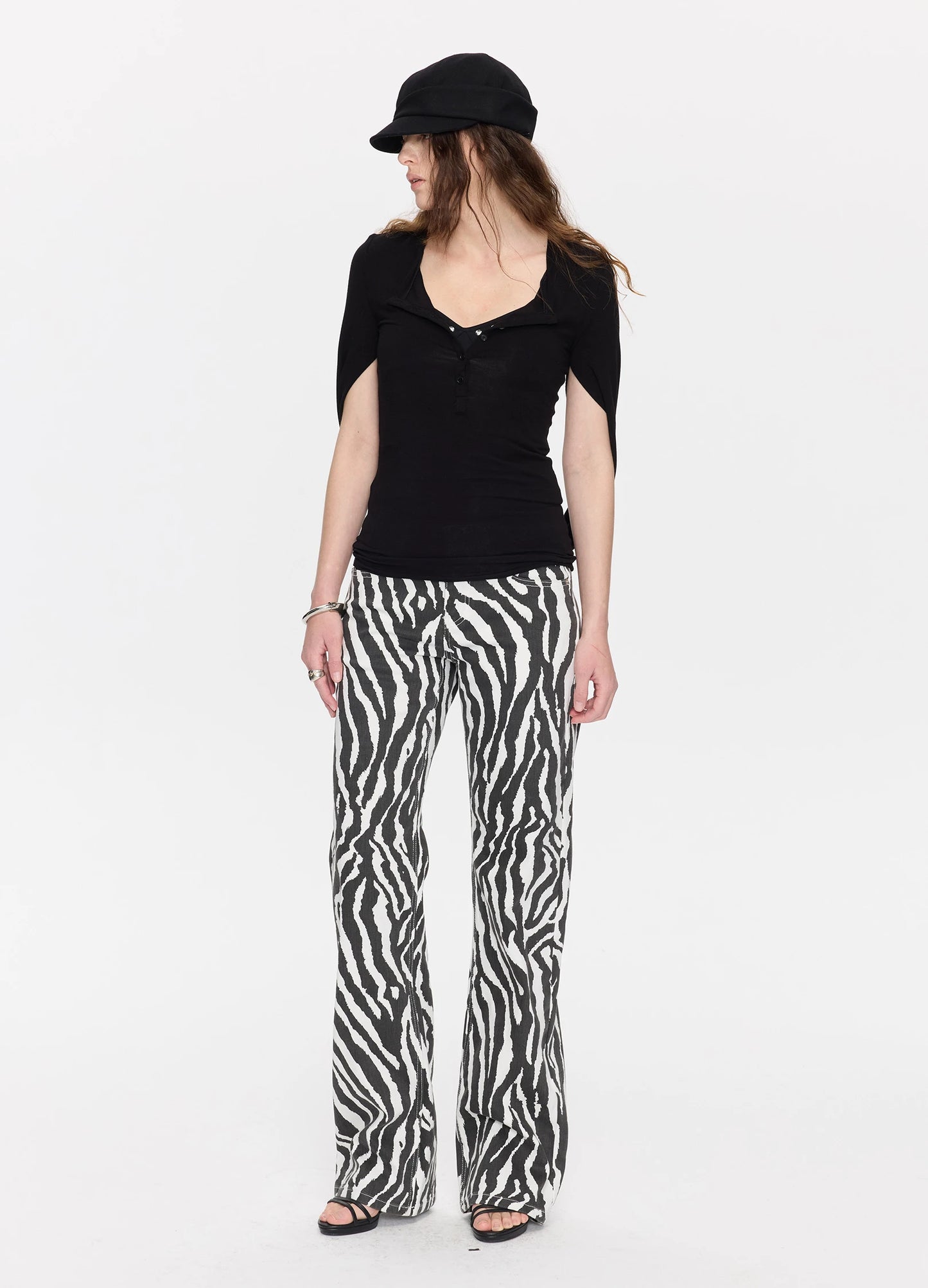 Henley Sleeve Top