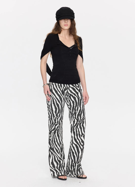 Henley Sleeve Top