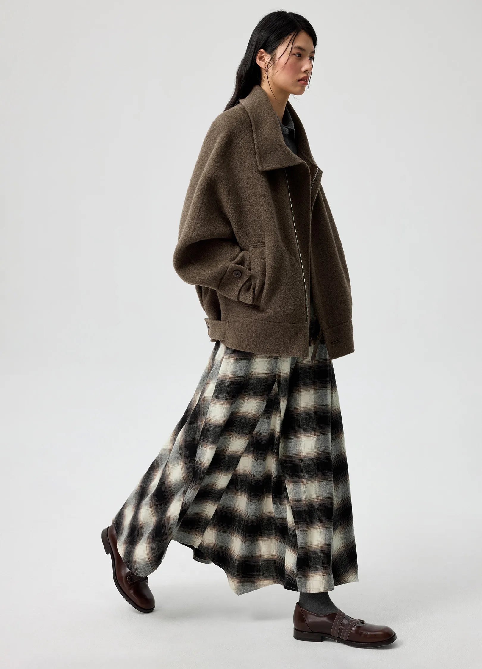 High Neck Wool Jacket – VERSEAS High Neck Wool Jacket – VERSEAS