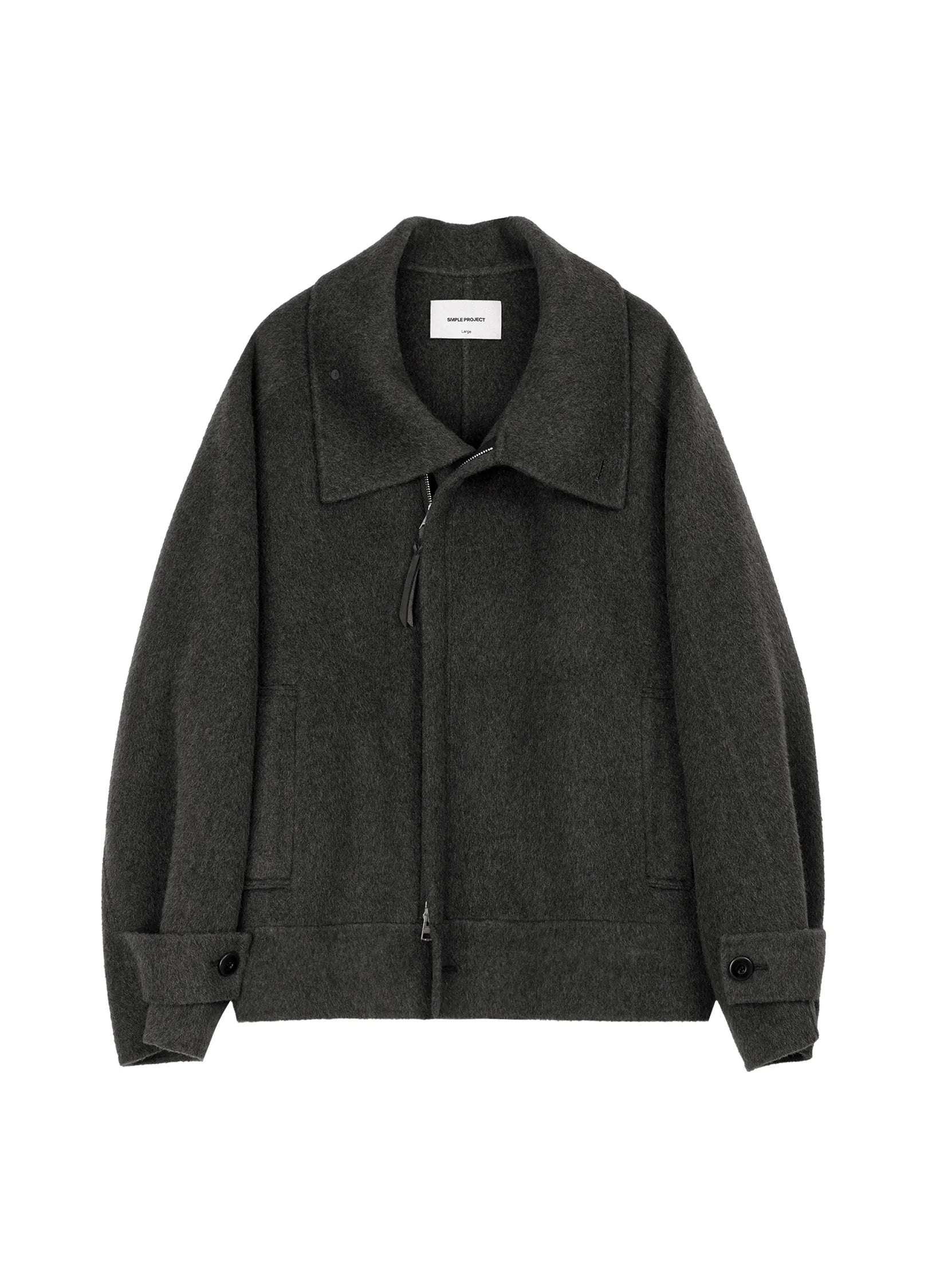 HighNeckWoolJacket-SIMPLE-