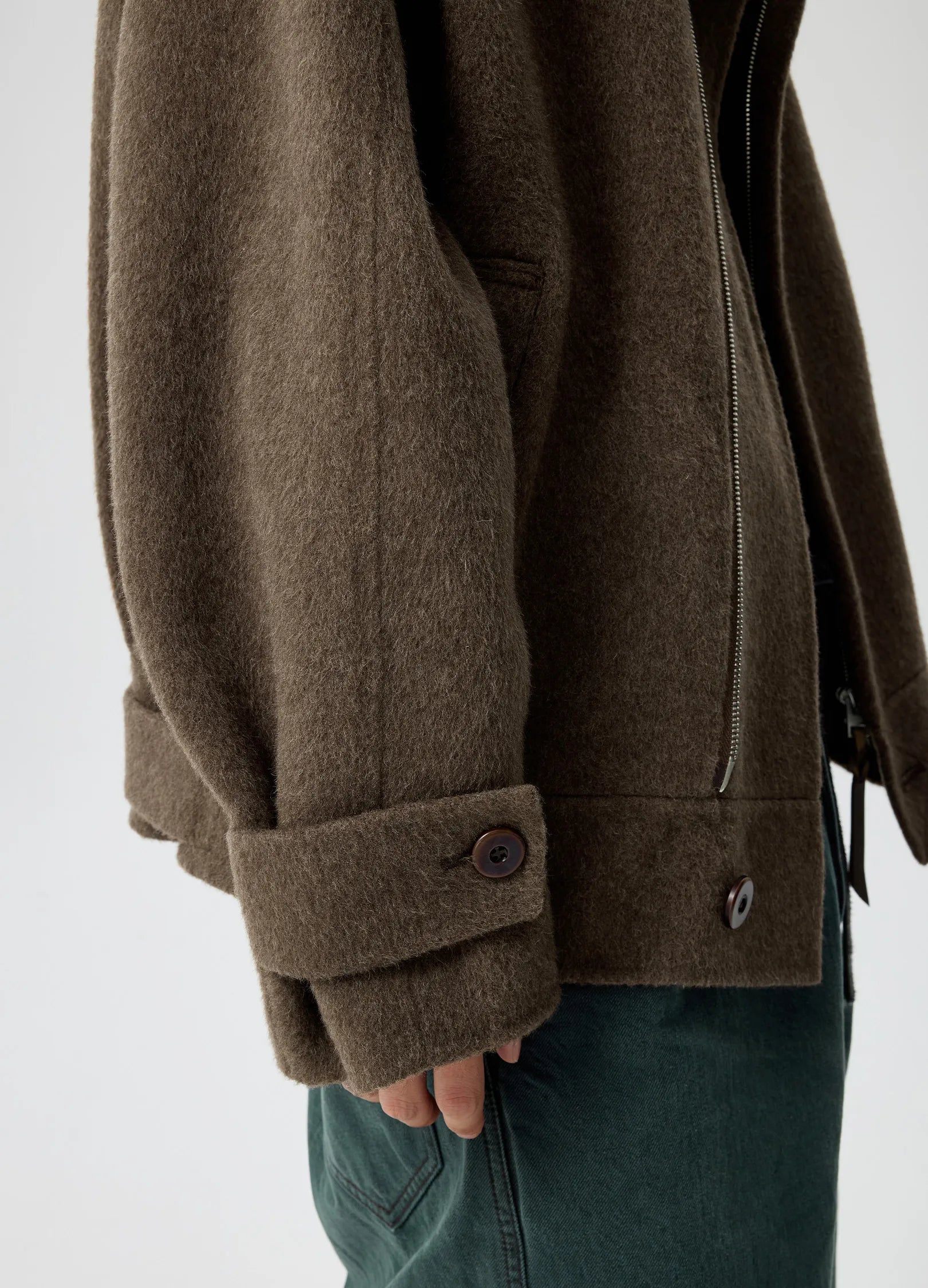 y*読様 2000s archive high neck wool jacket High Neck Wool Jacket – VERSEAS