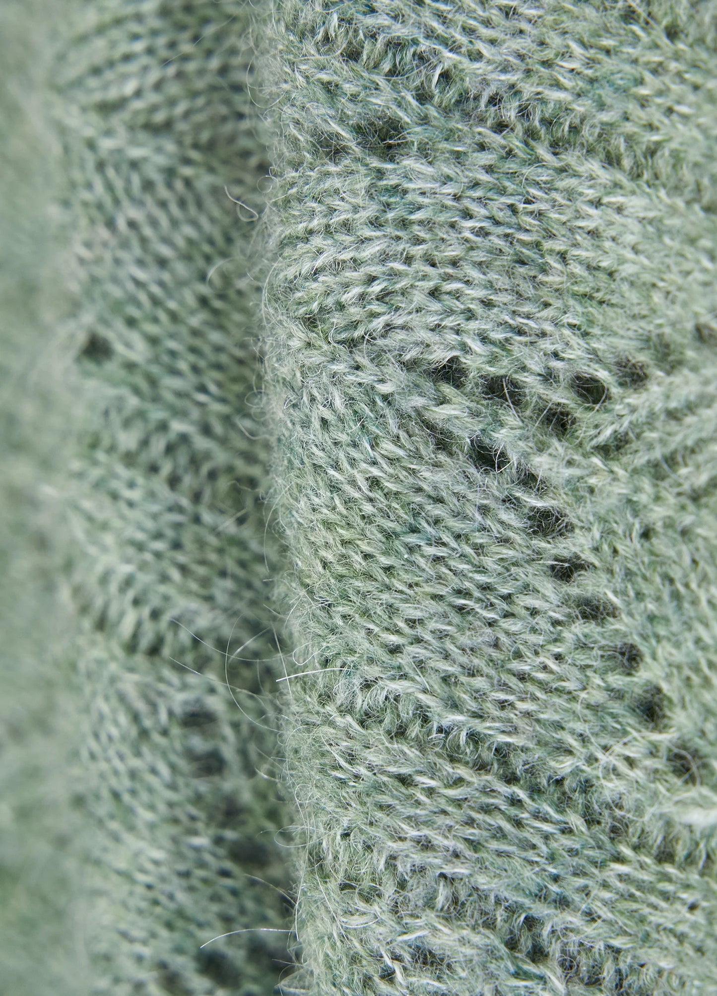 Hollow Knit V Sweater