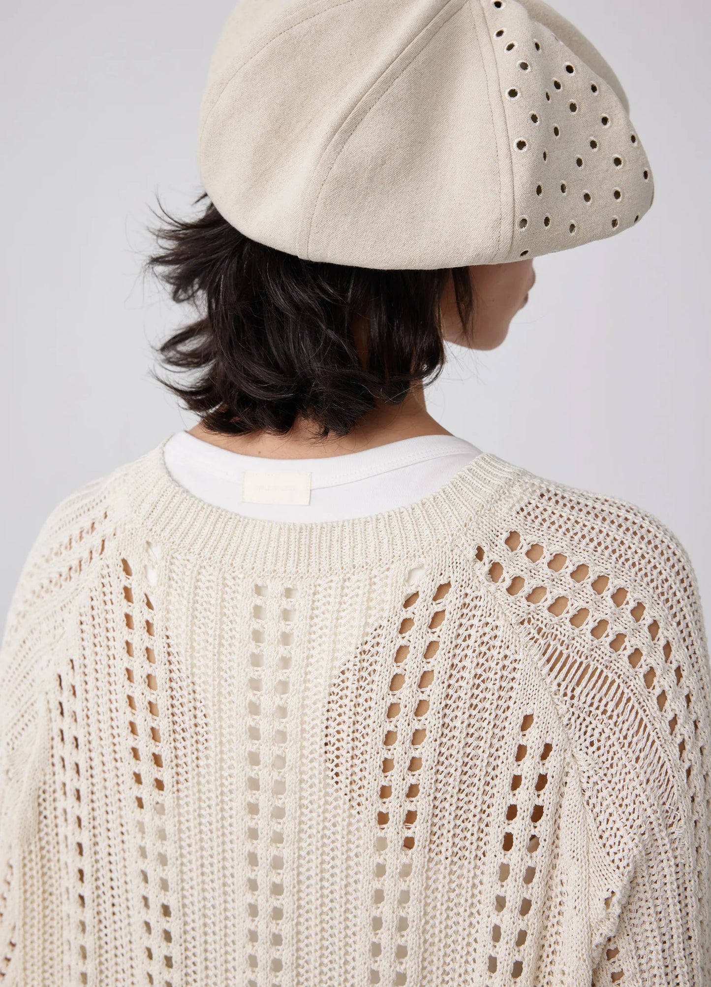 Hollow Crochet Tee