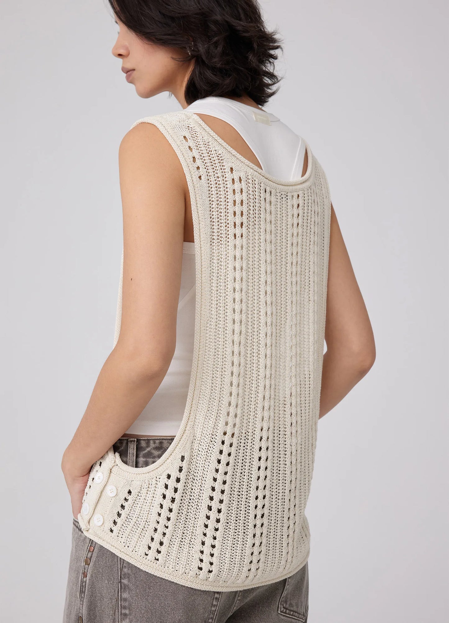 Hollow Crochet Vest