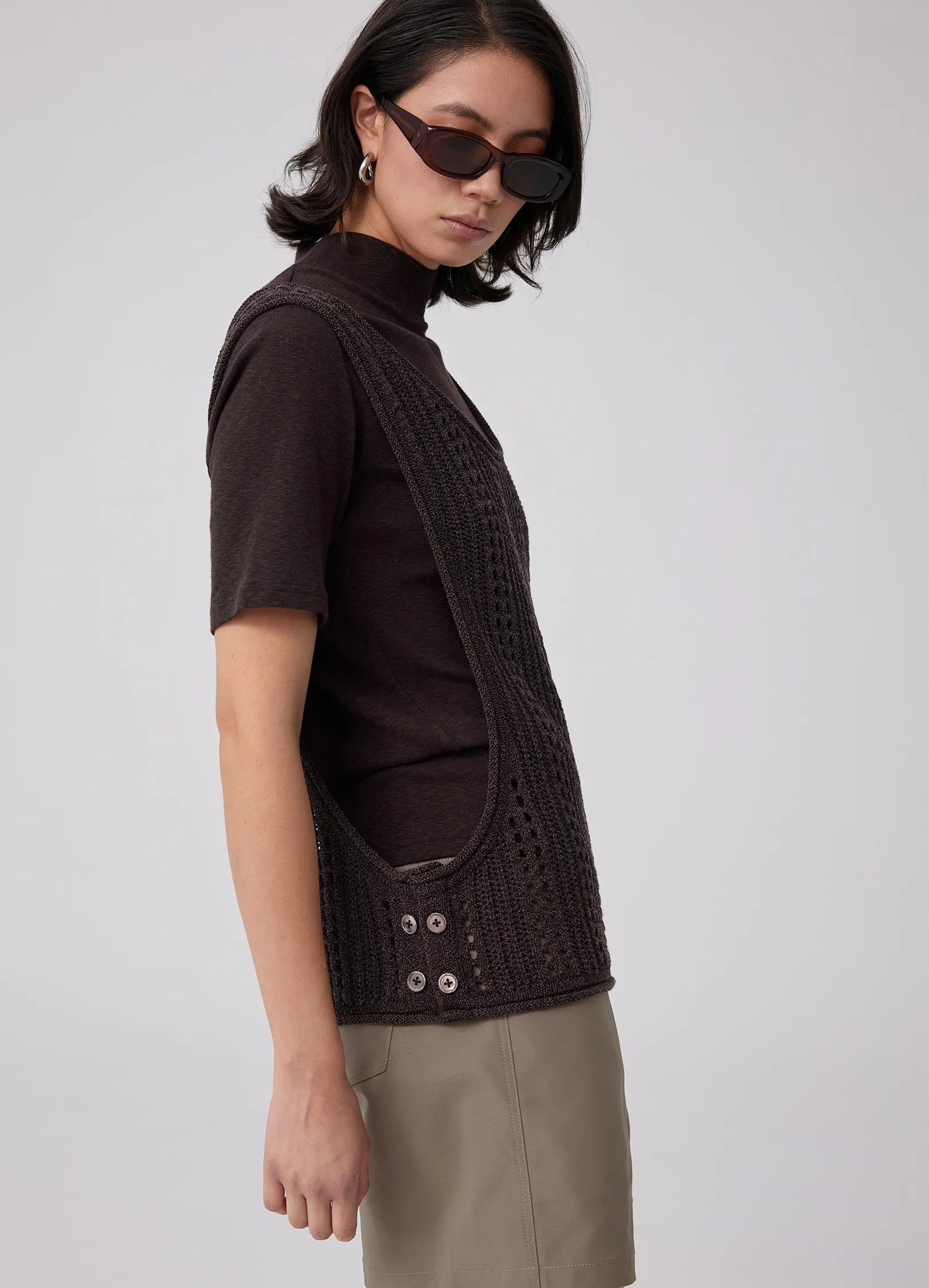 Hollow Crochet Vest