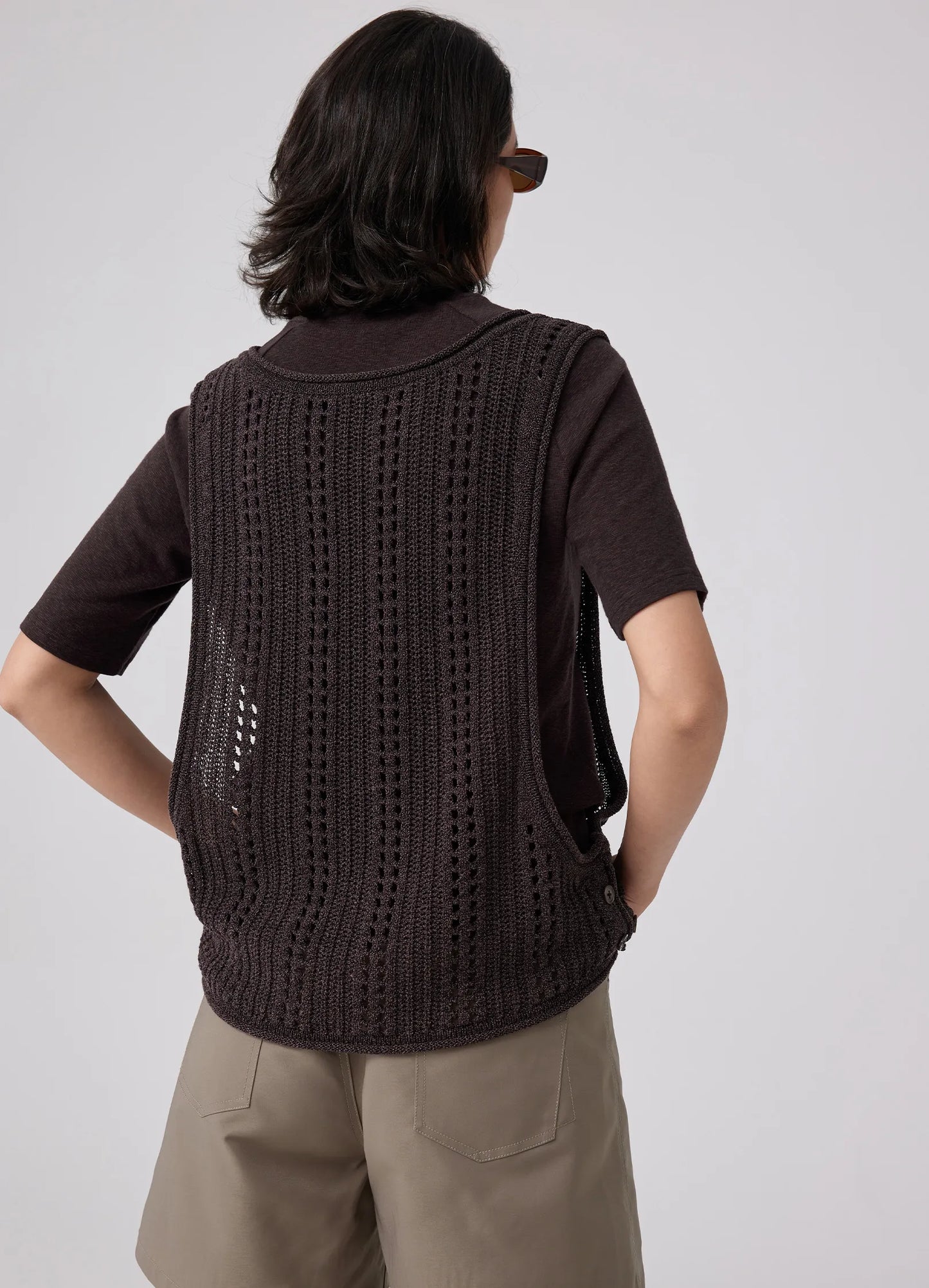 Hollow Crochet Vest