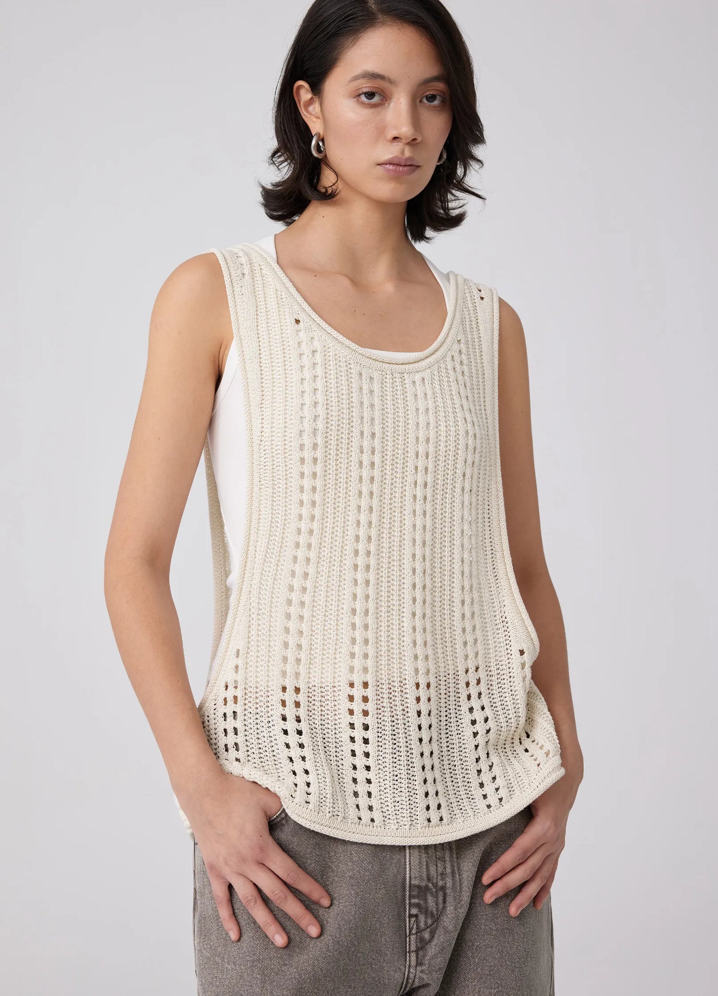 Hollow Crochet Vest