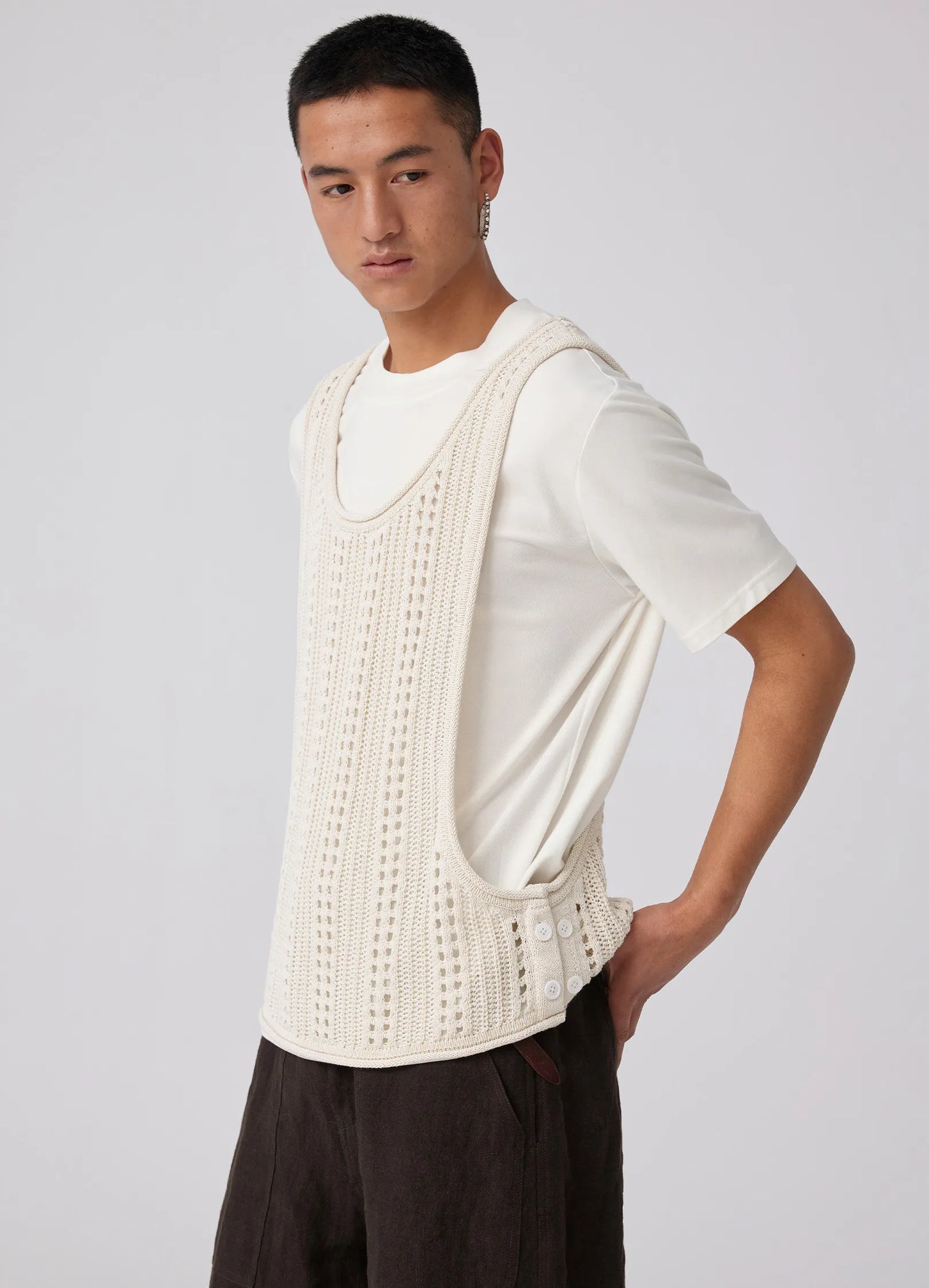 Hollow Crochet Vest