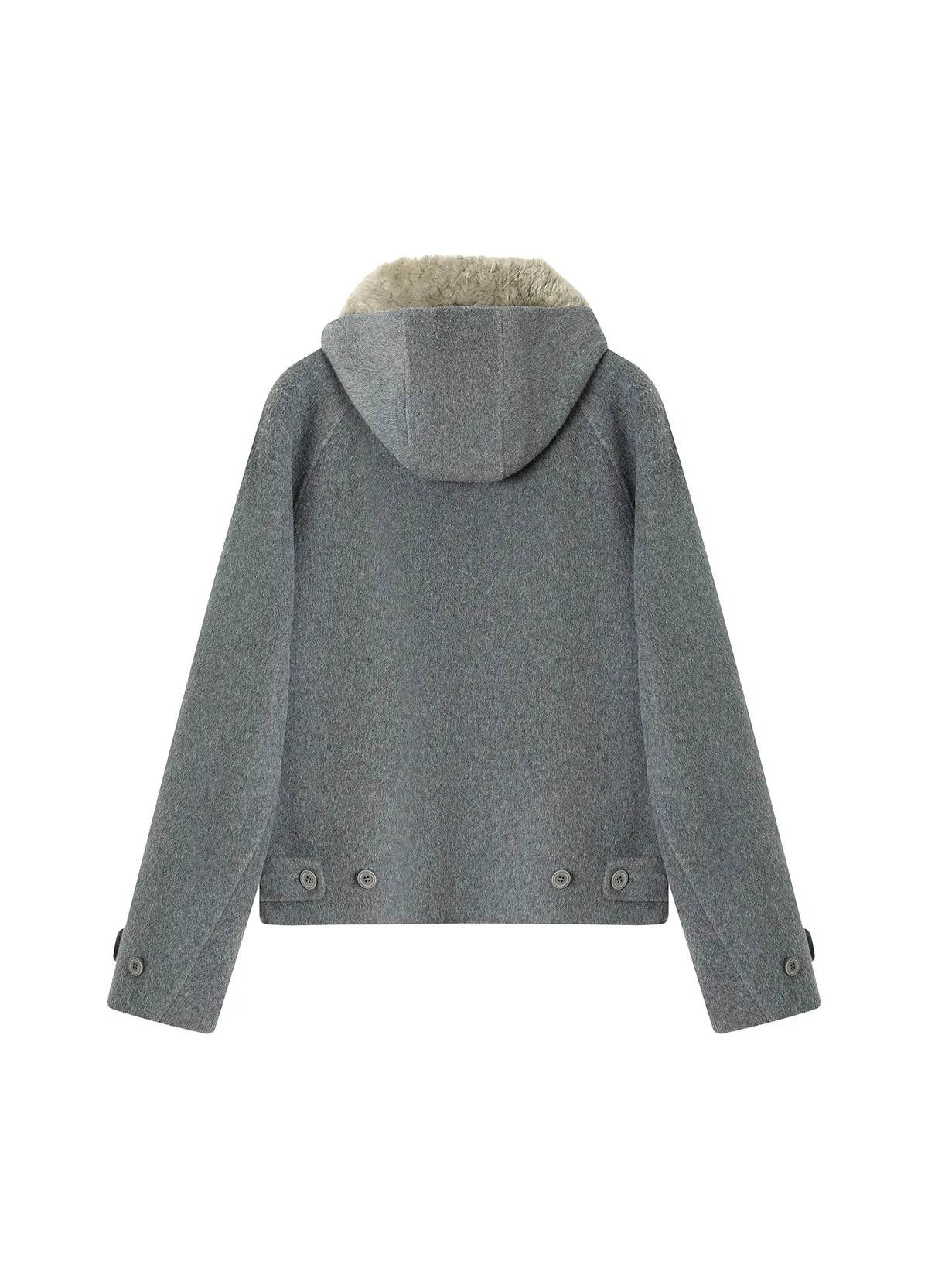 Hooded Cashmere Jacket