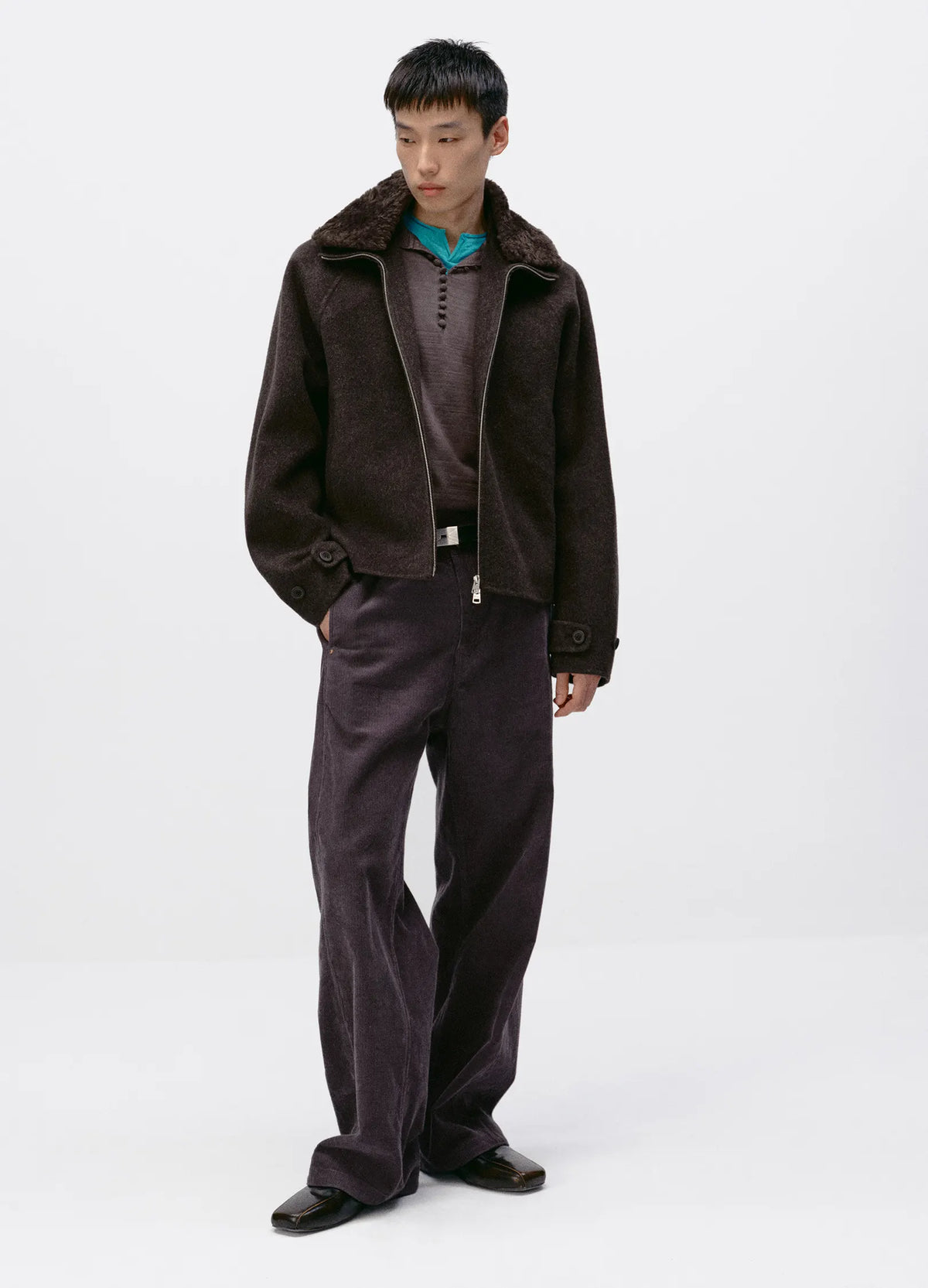 Hooded Cashmere Jacket