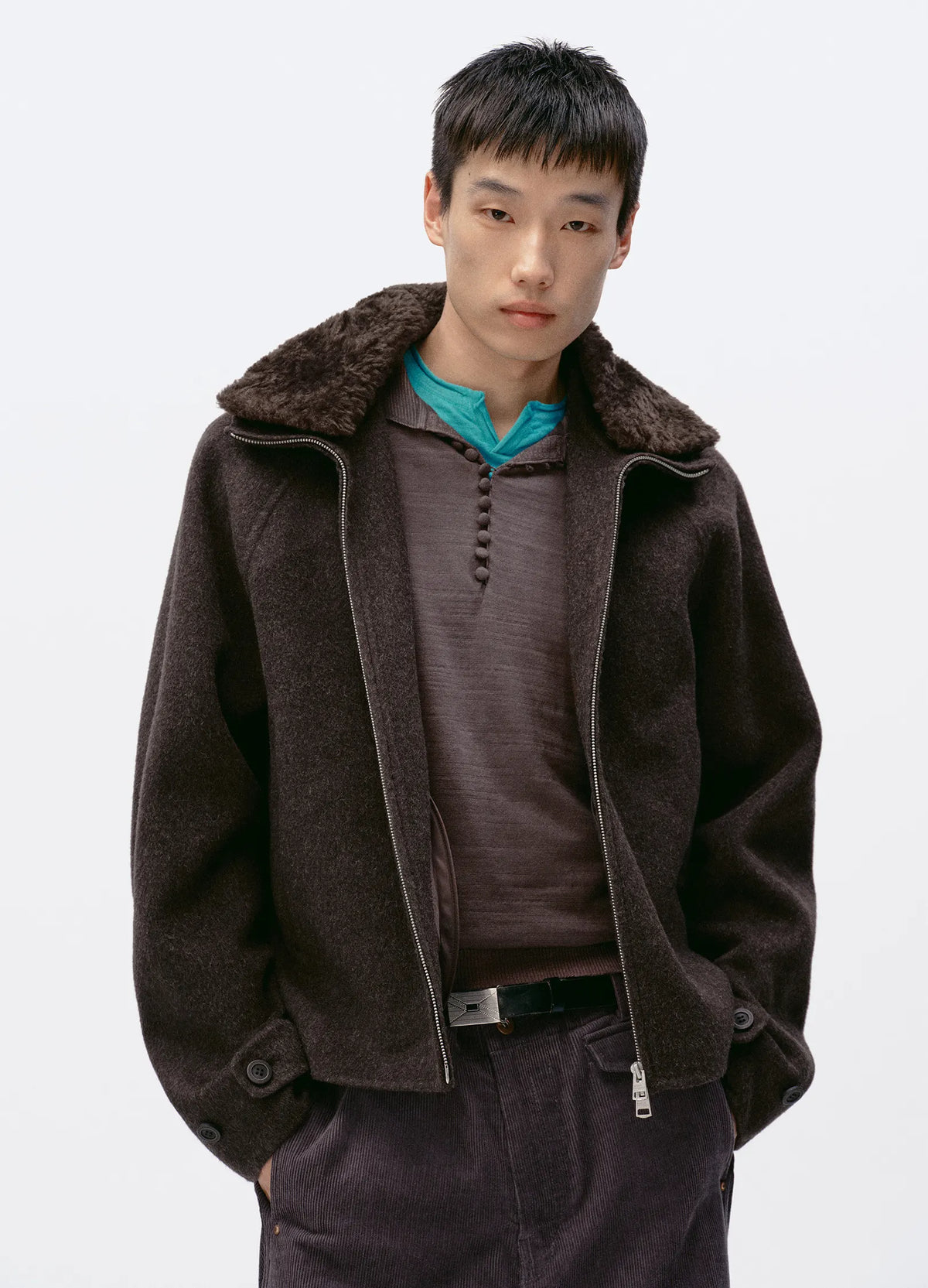 Hooded Cashmere Jacket