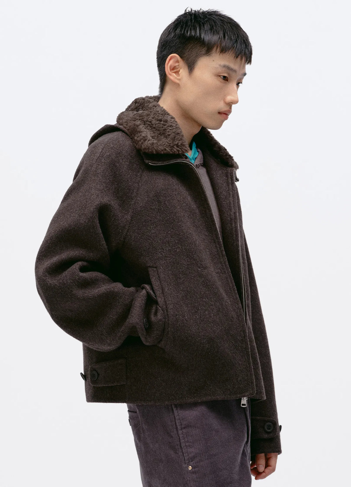 Hooded Cashmere Jacket