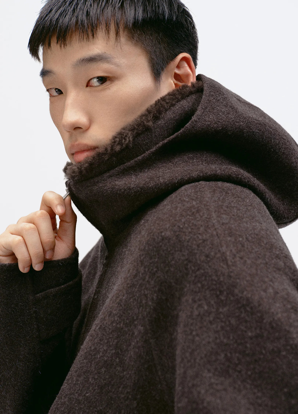 Hooded Cashmere Jacket