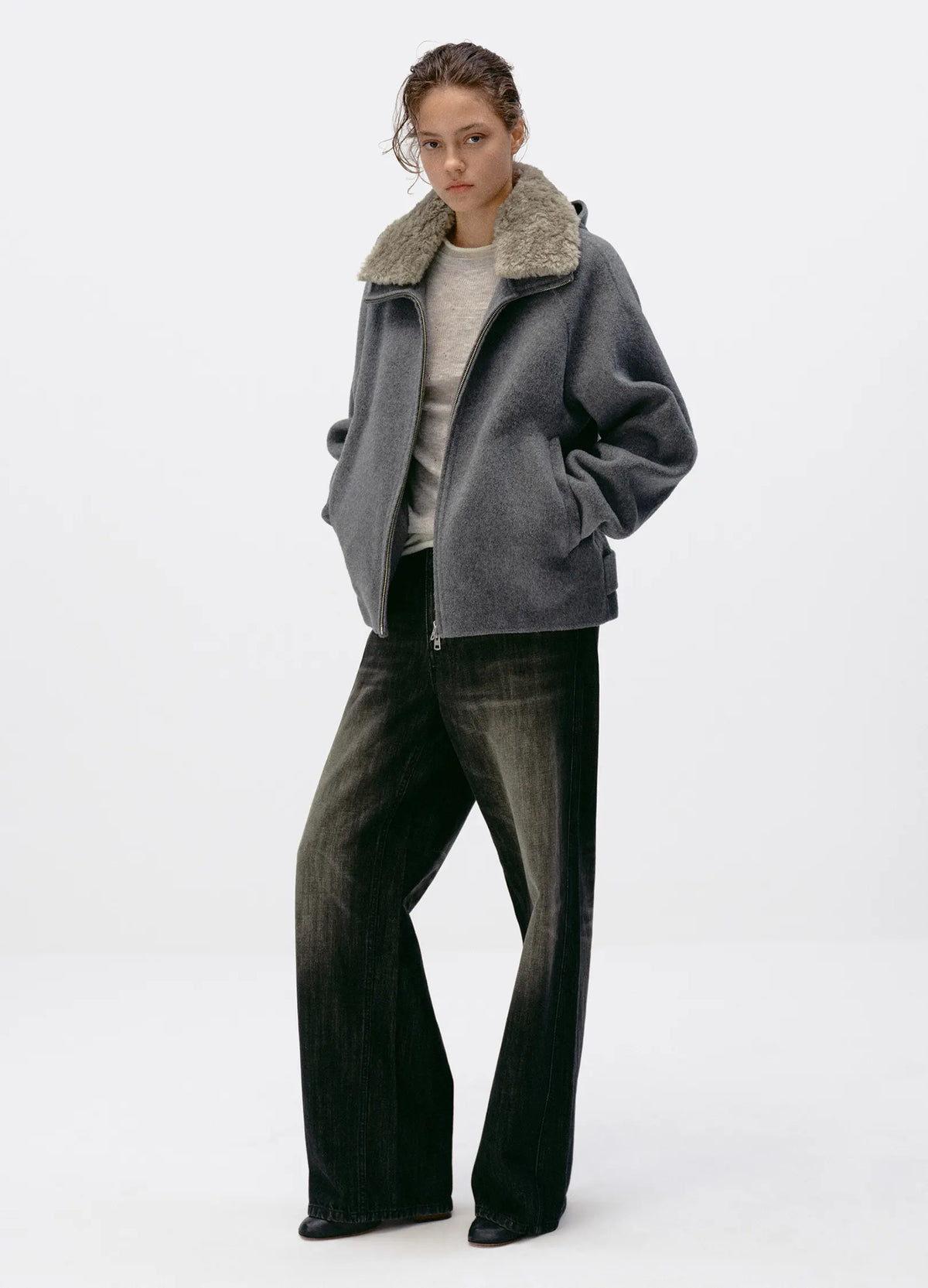 Hooded Cashmere Jacket