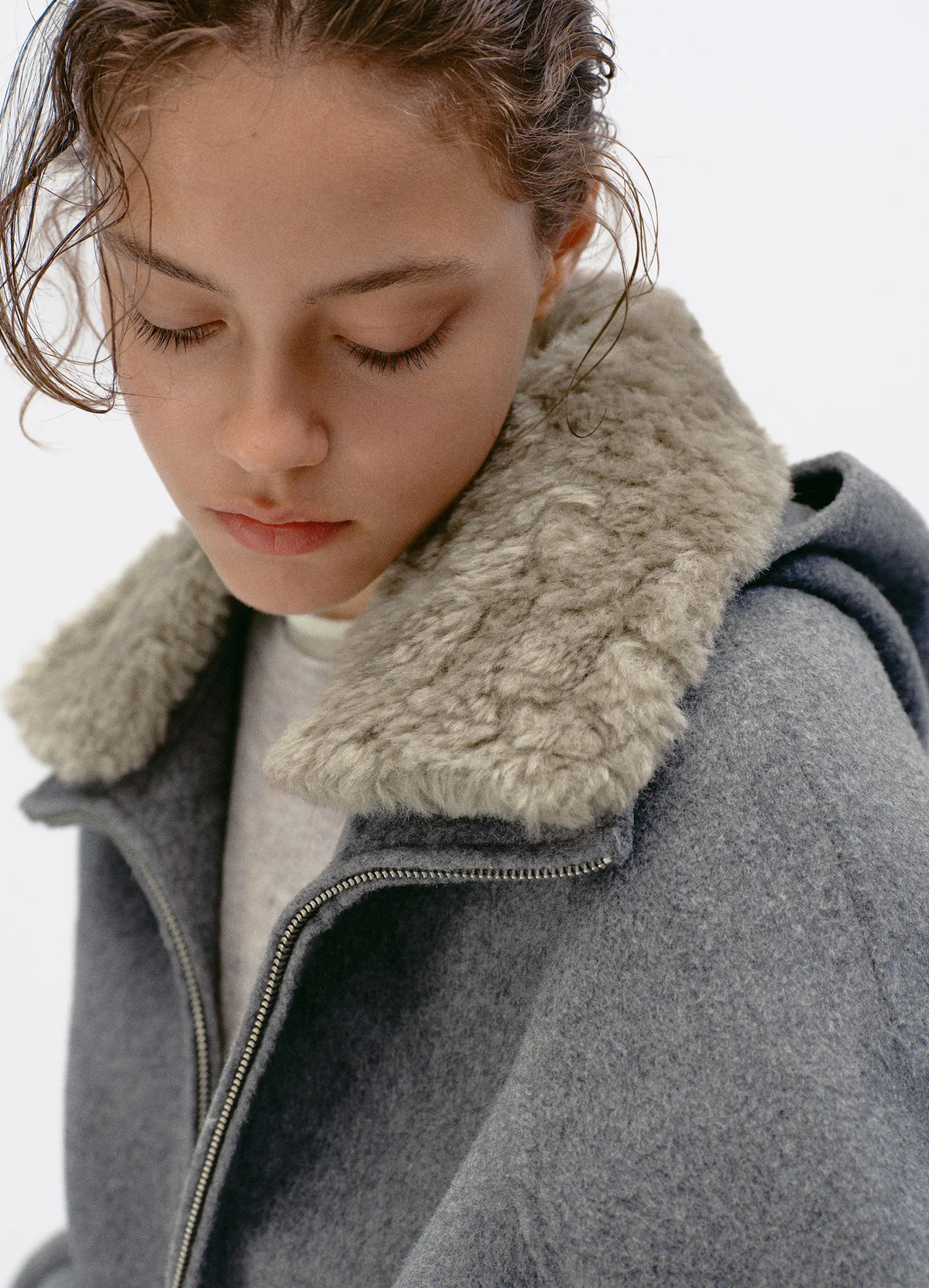 Hooded Cashmere Jacket