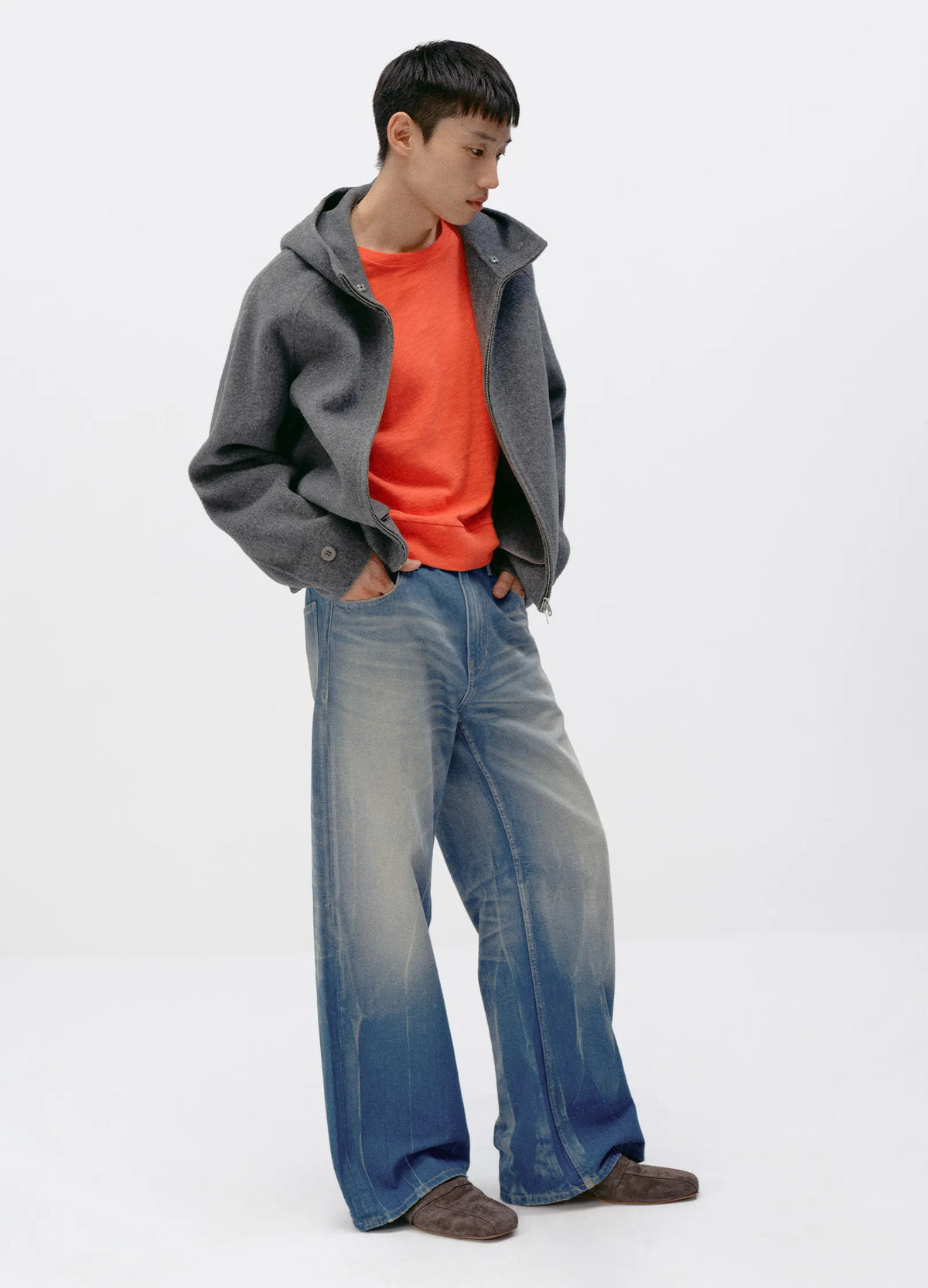 Hooded Cashmere Jacket