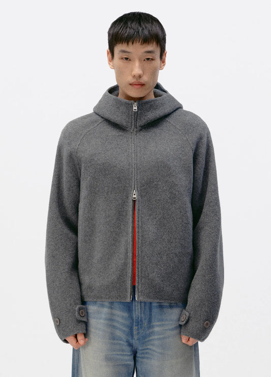 Hooded Cashmere Jacket