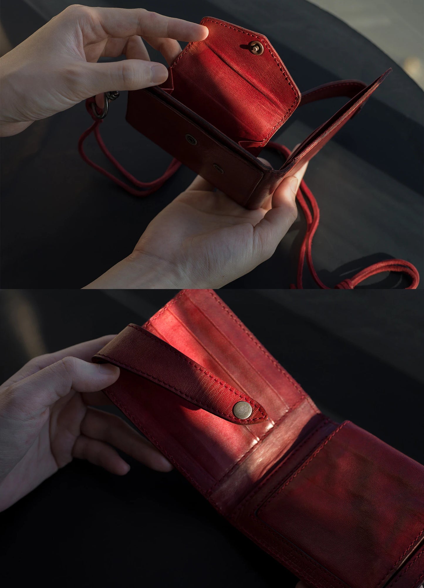 Horsehide Card Holder