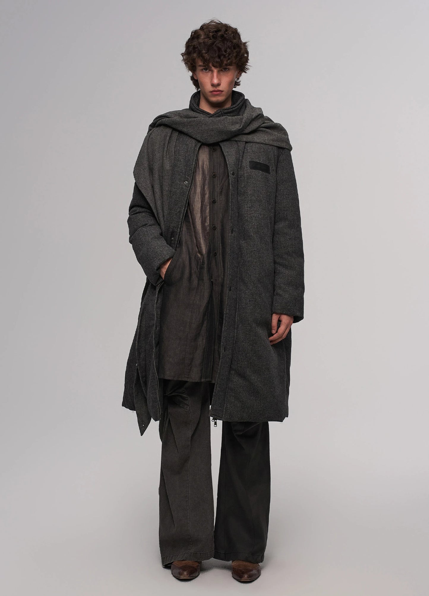 Interlaced Cotton Coat