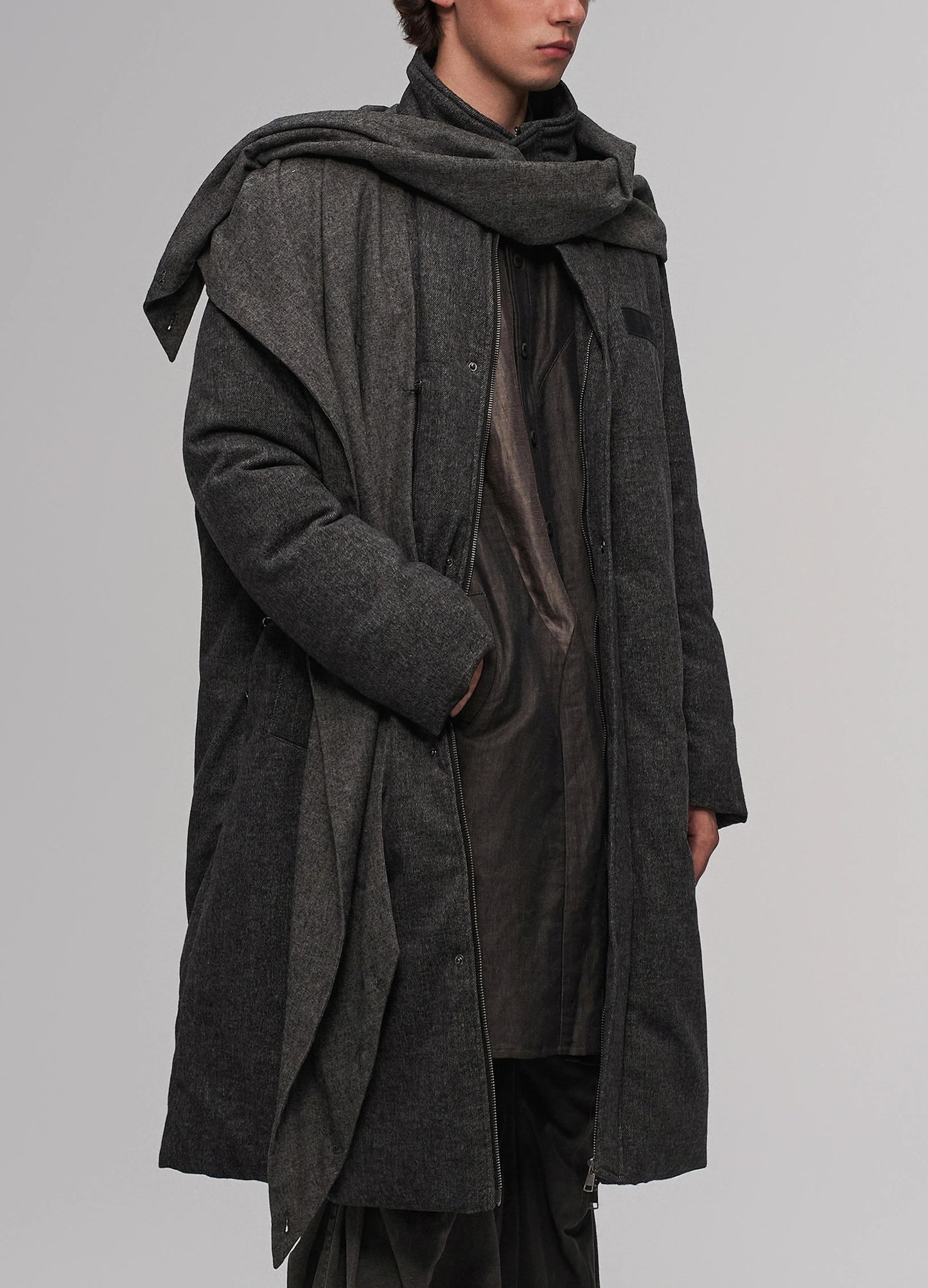 Interlaced Cotton Coat
