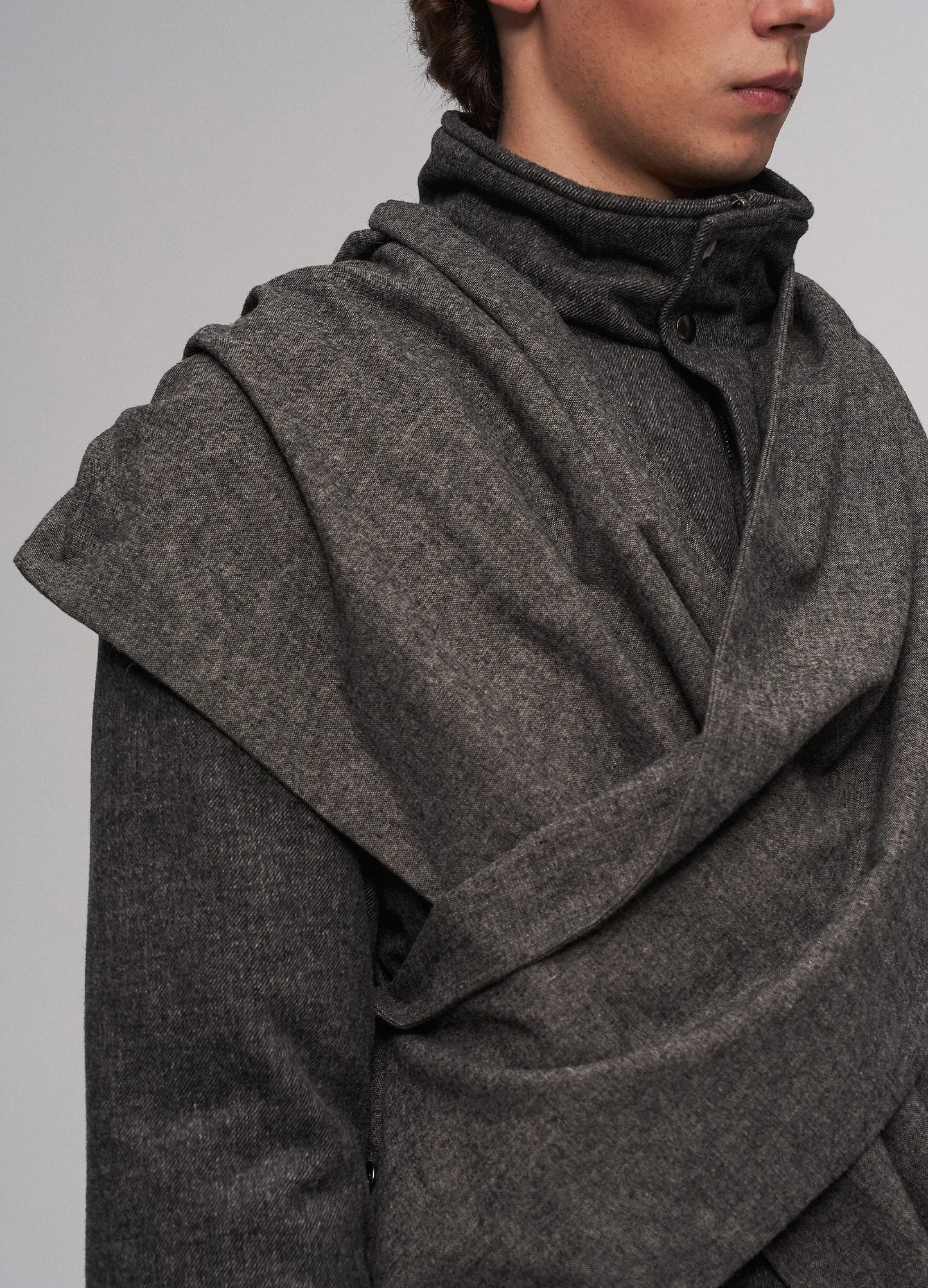 Interlaced Cotton Coat