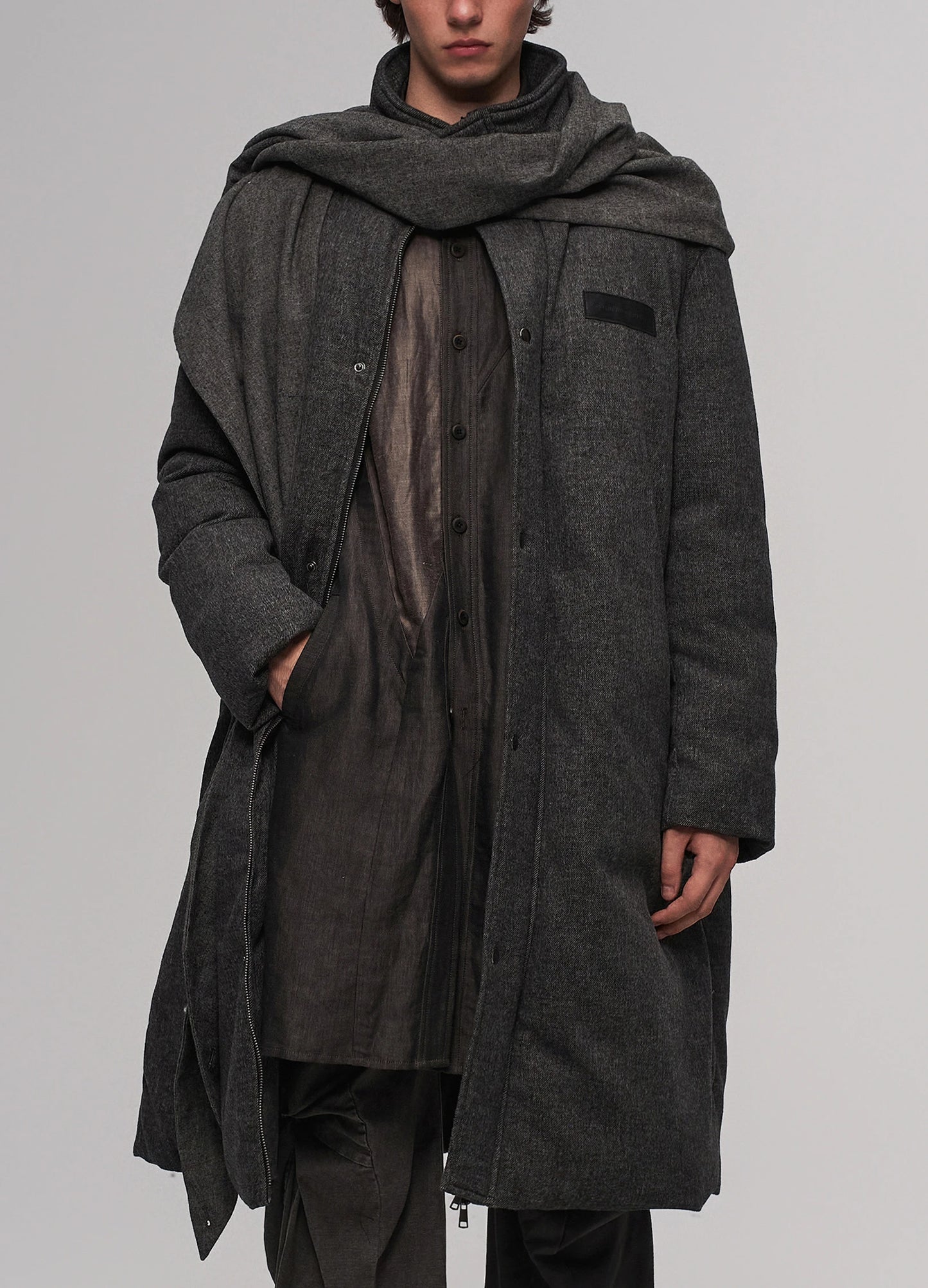 Interlaced Cotton Coat
