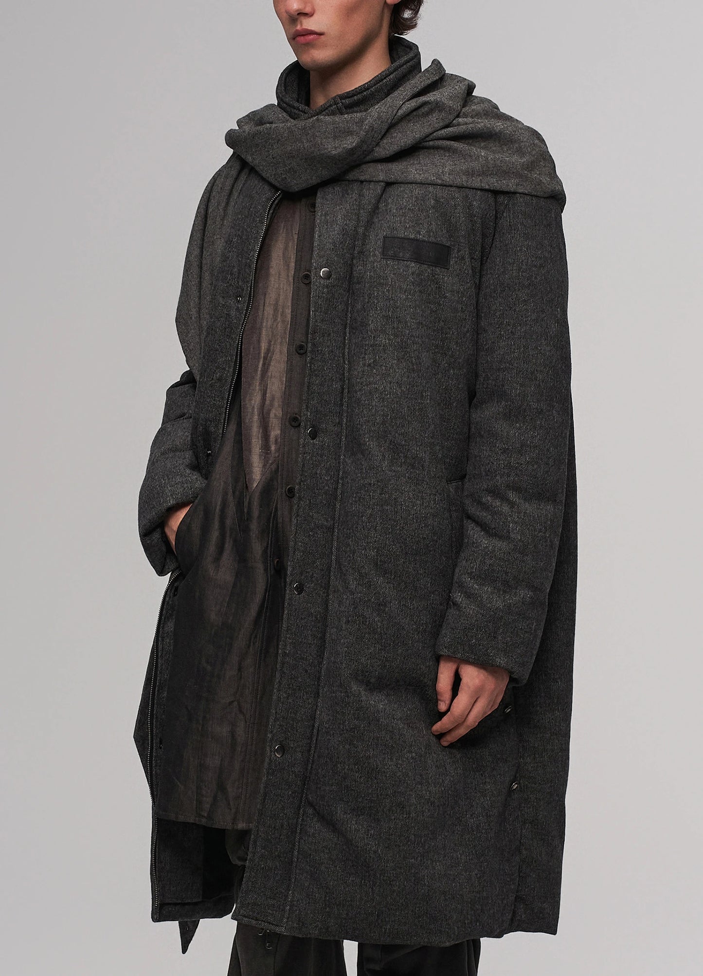 Interlaced Cotton Coat