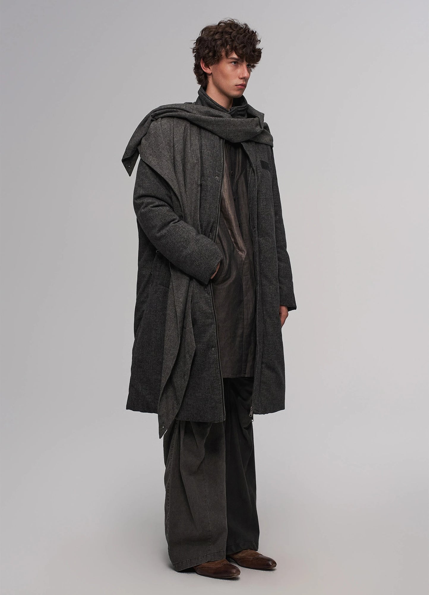 Interlaced Cotton Coat