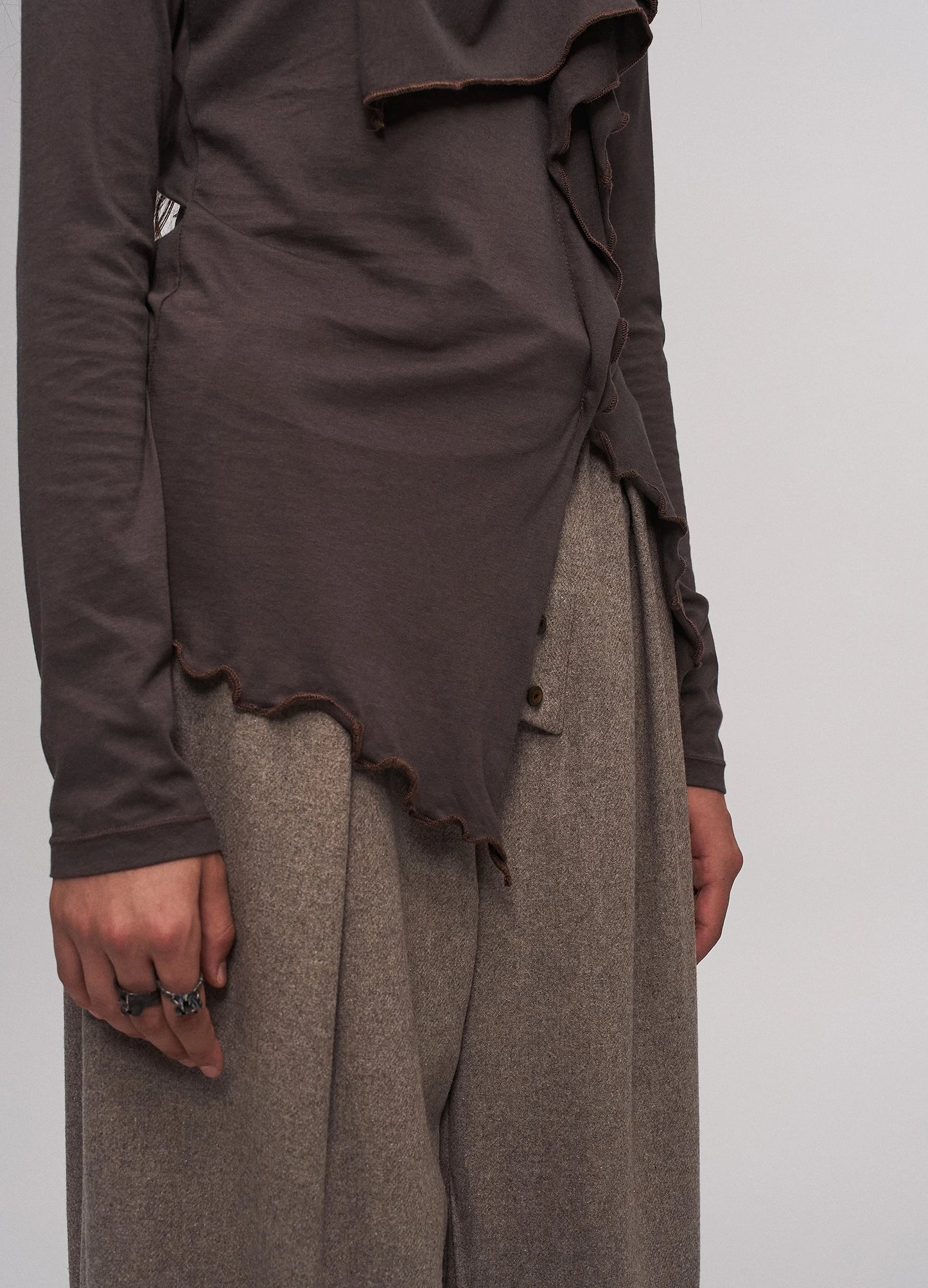 Iris Knit Top Brown
