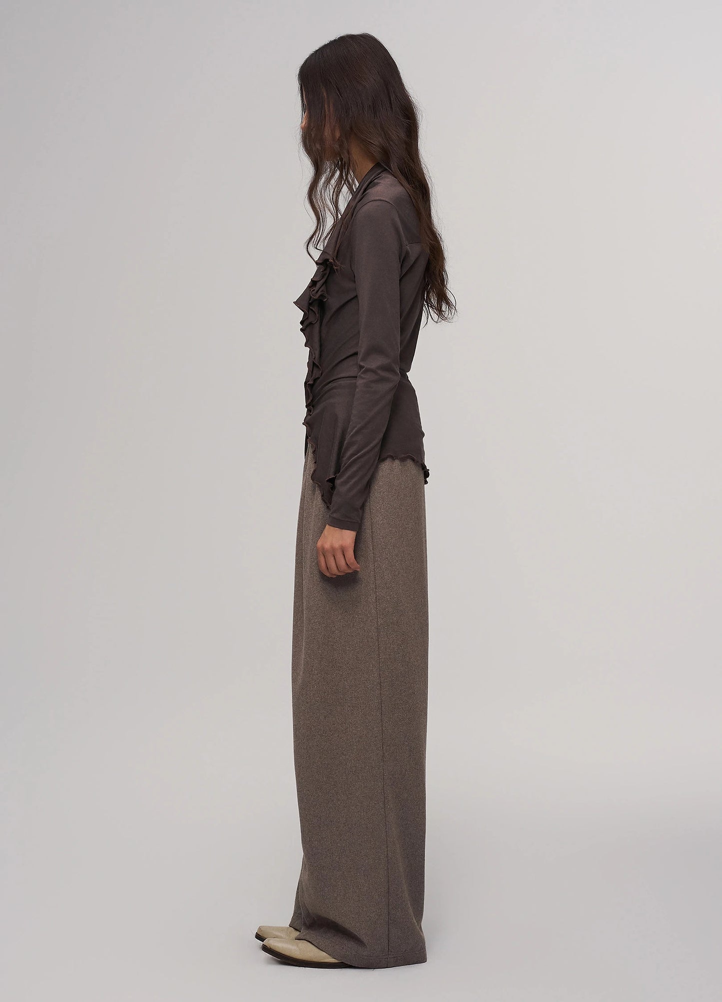 Iris Knit Top Brown