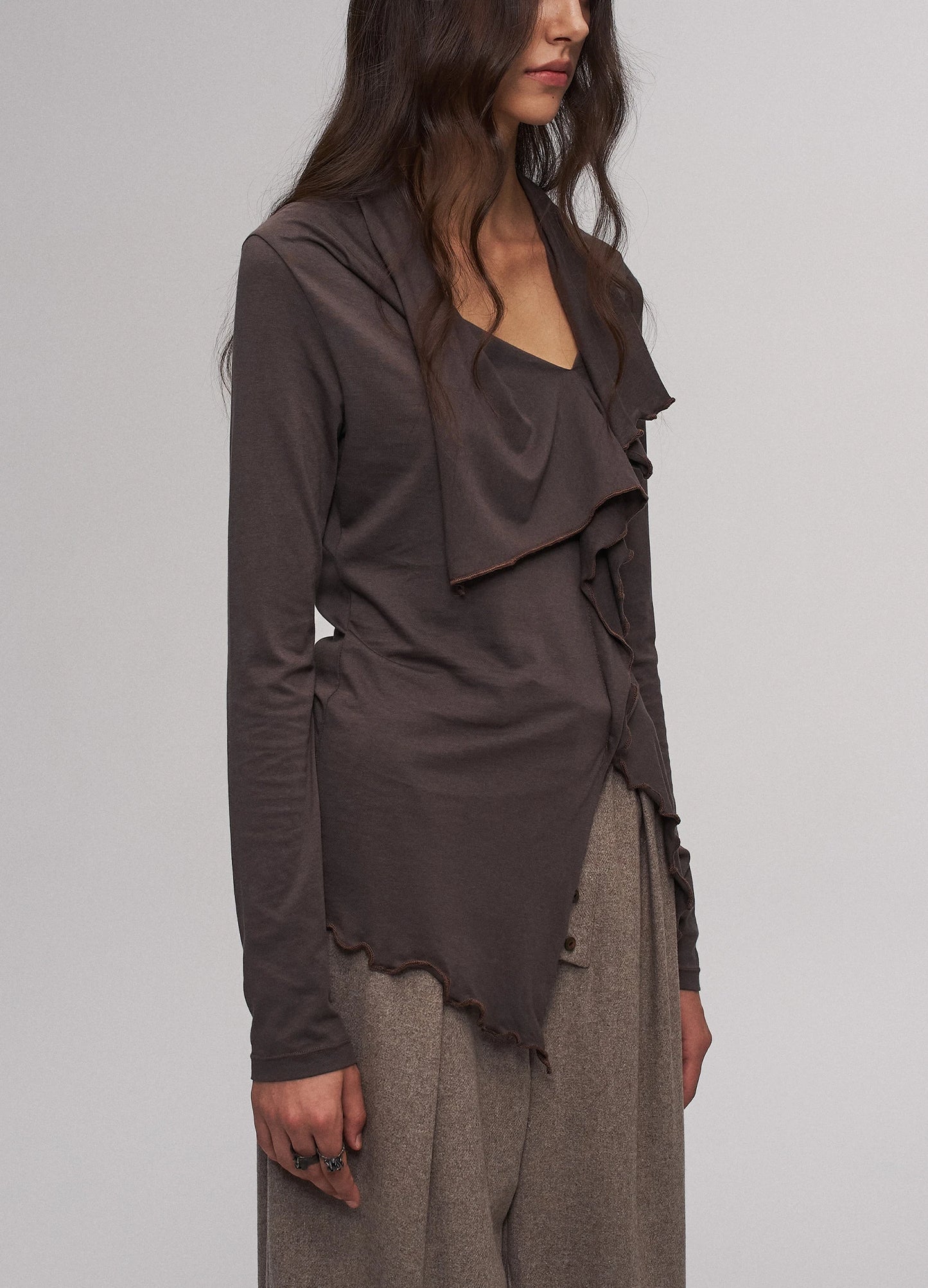 Iris Knit Top Brown