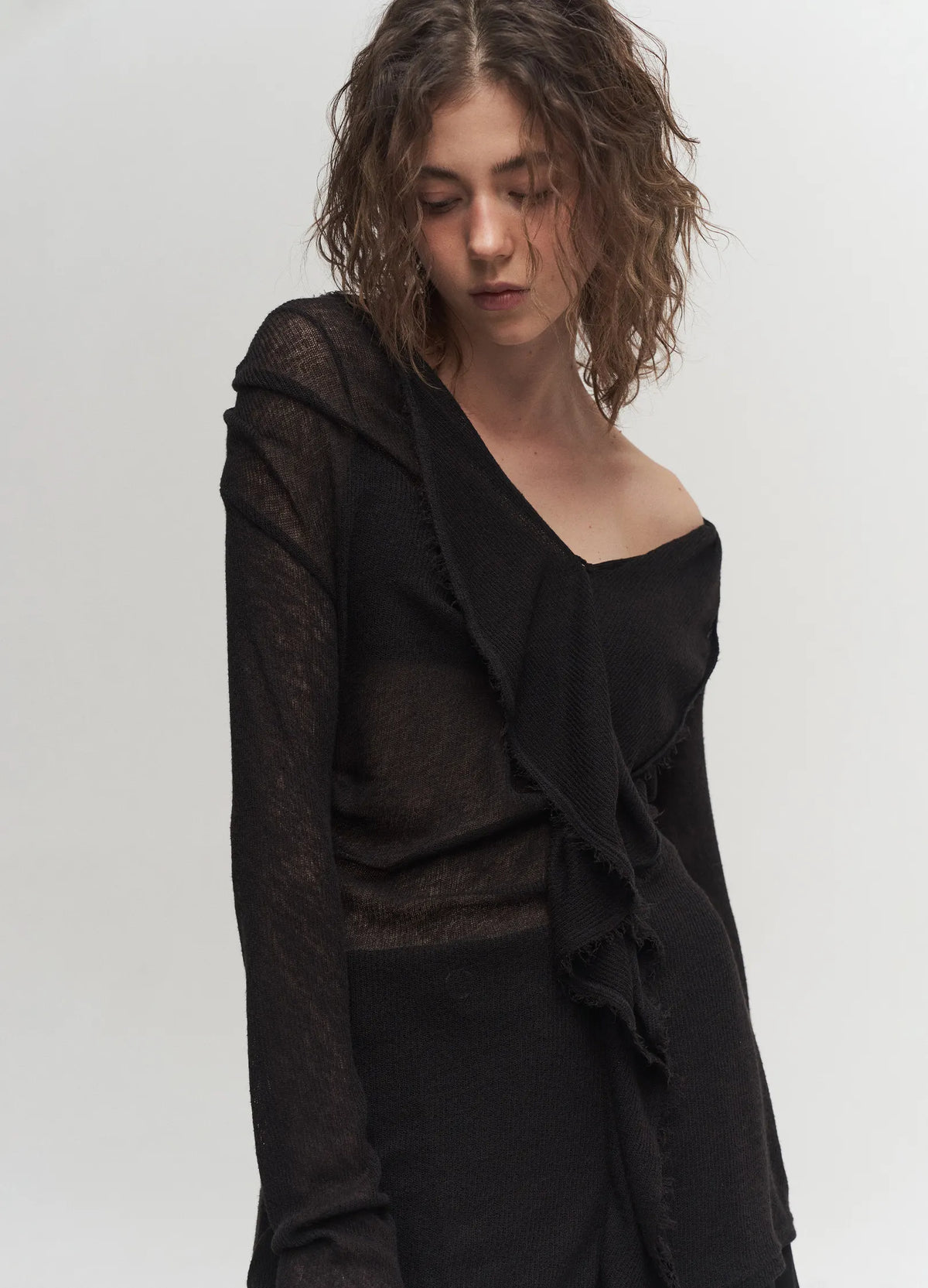 Iris Ruffle Collar Top