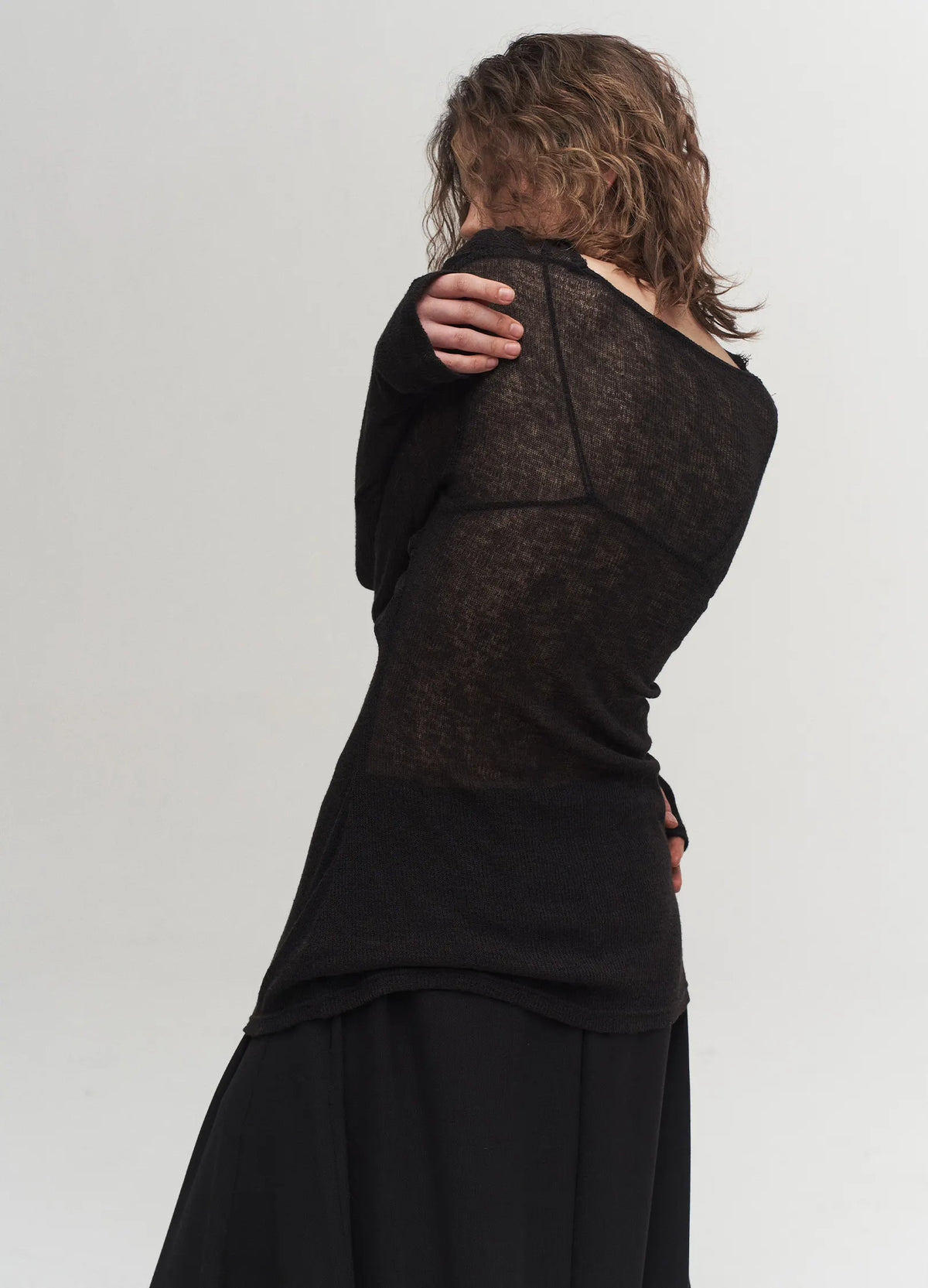 Iris Ruffle Collar Top