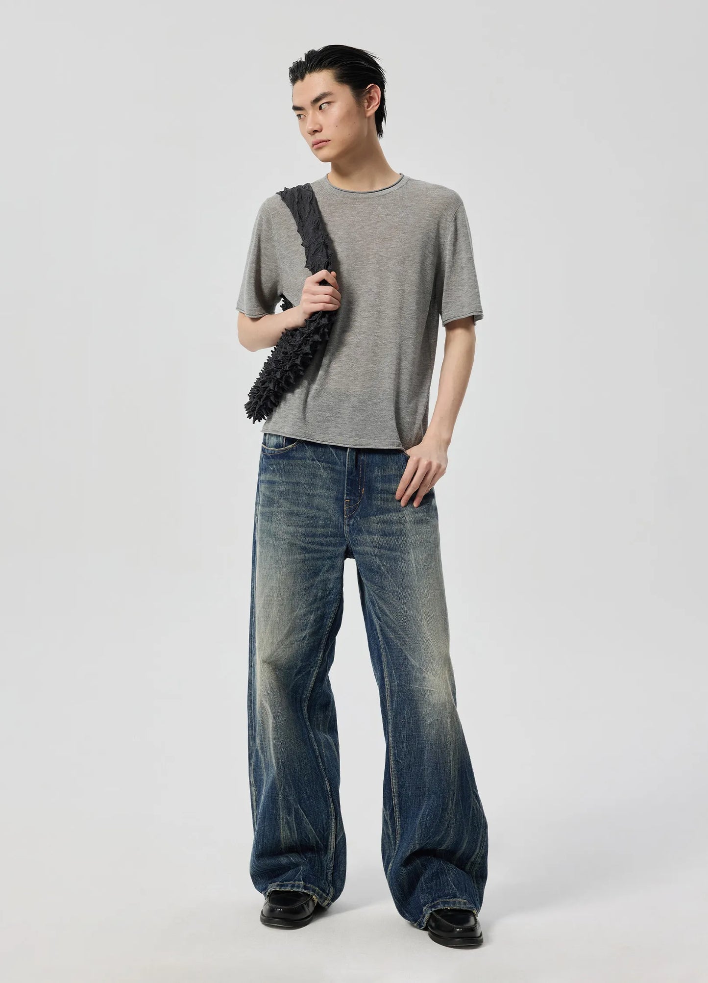Jet Whiskers Denim