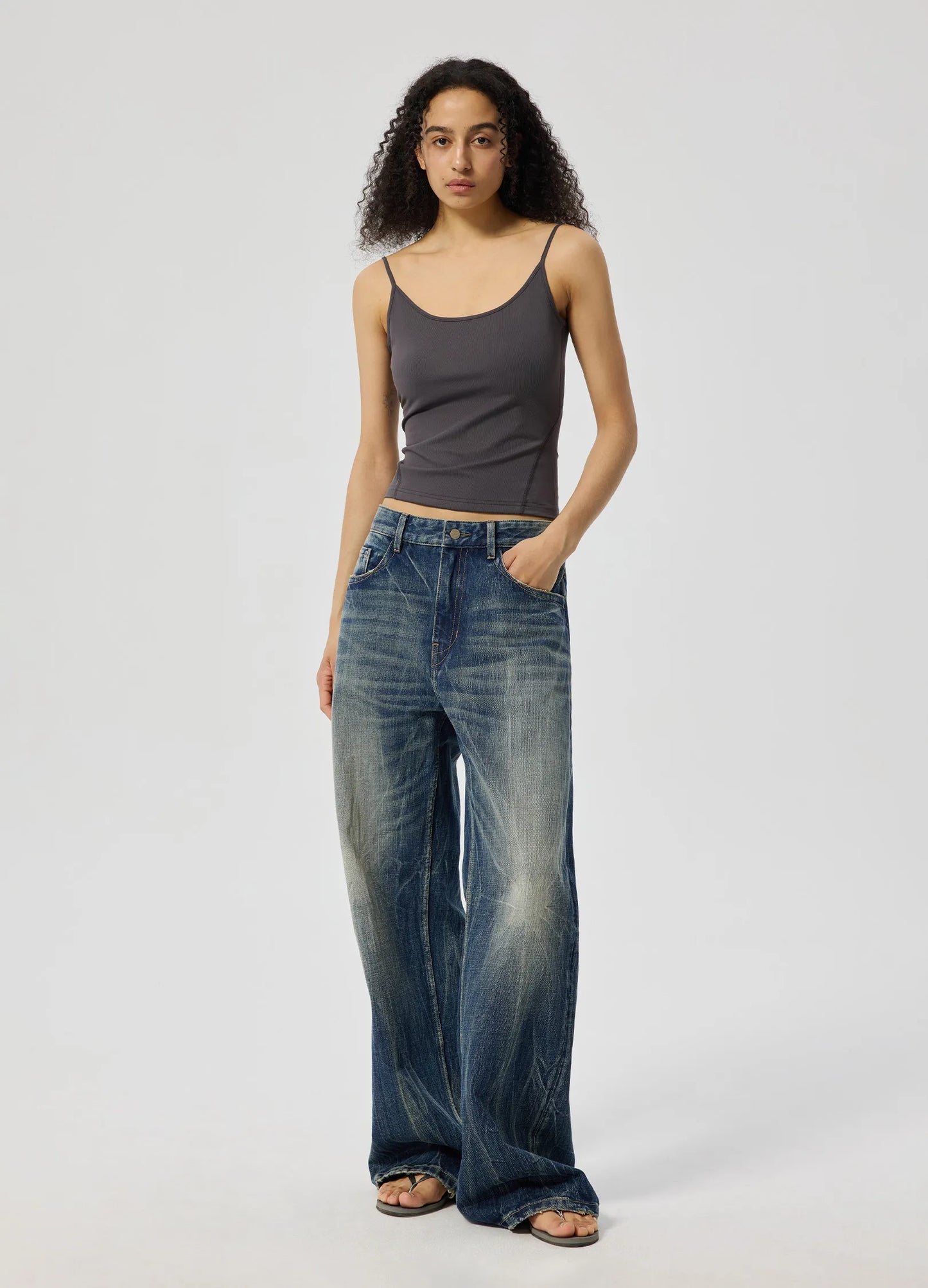 Jet Whiskers Denim