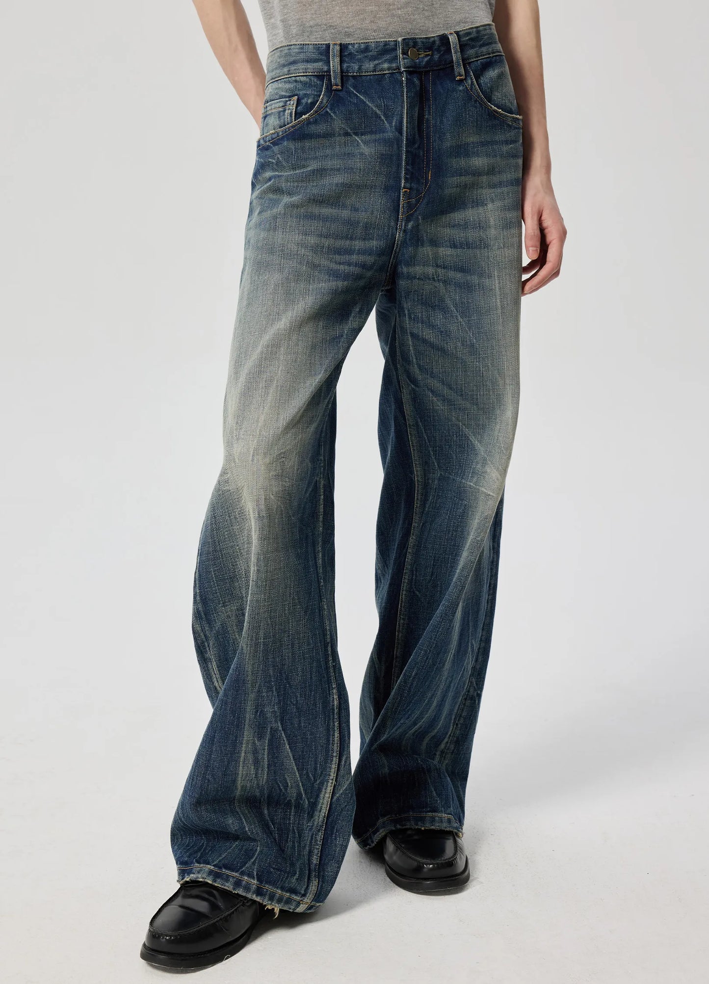 Jet Whiskers Denim