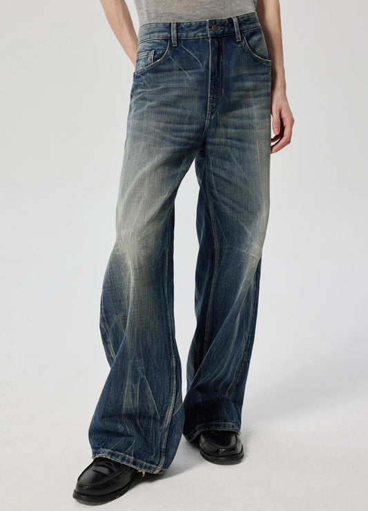 Jet Whiskers Denim