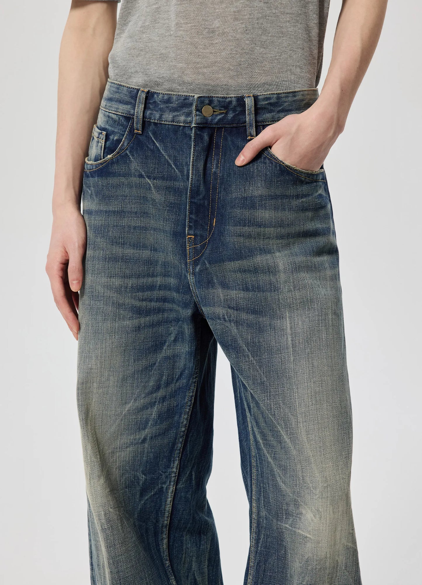 Jet Whiskers Denim